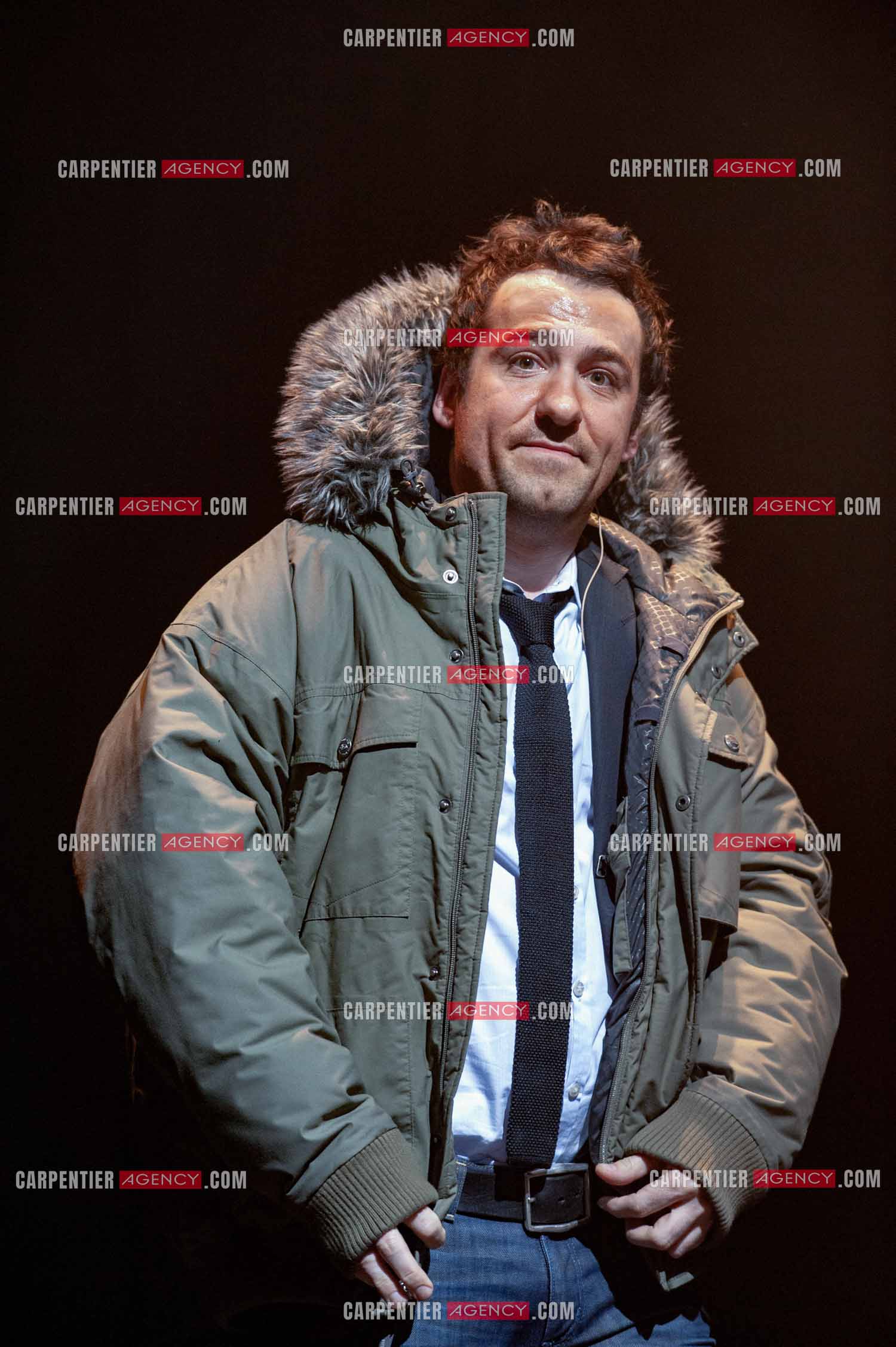 L'humoriste Jérôme Daran lors de son spectacle à l'Olympia le 21 février 2010.  ( Exclusif )