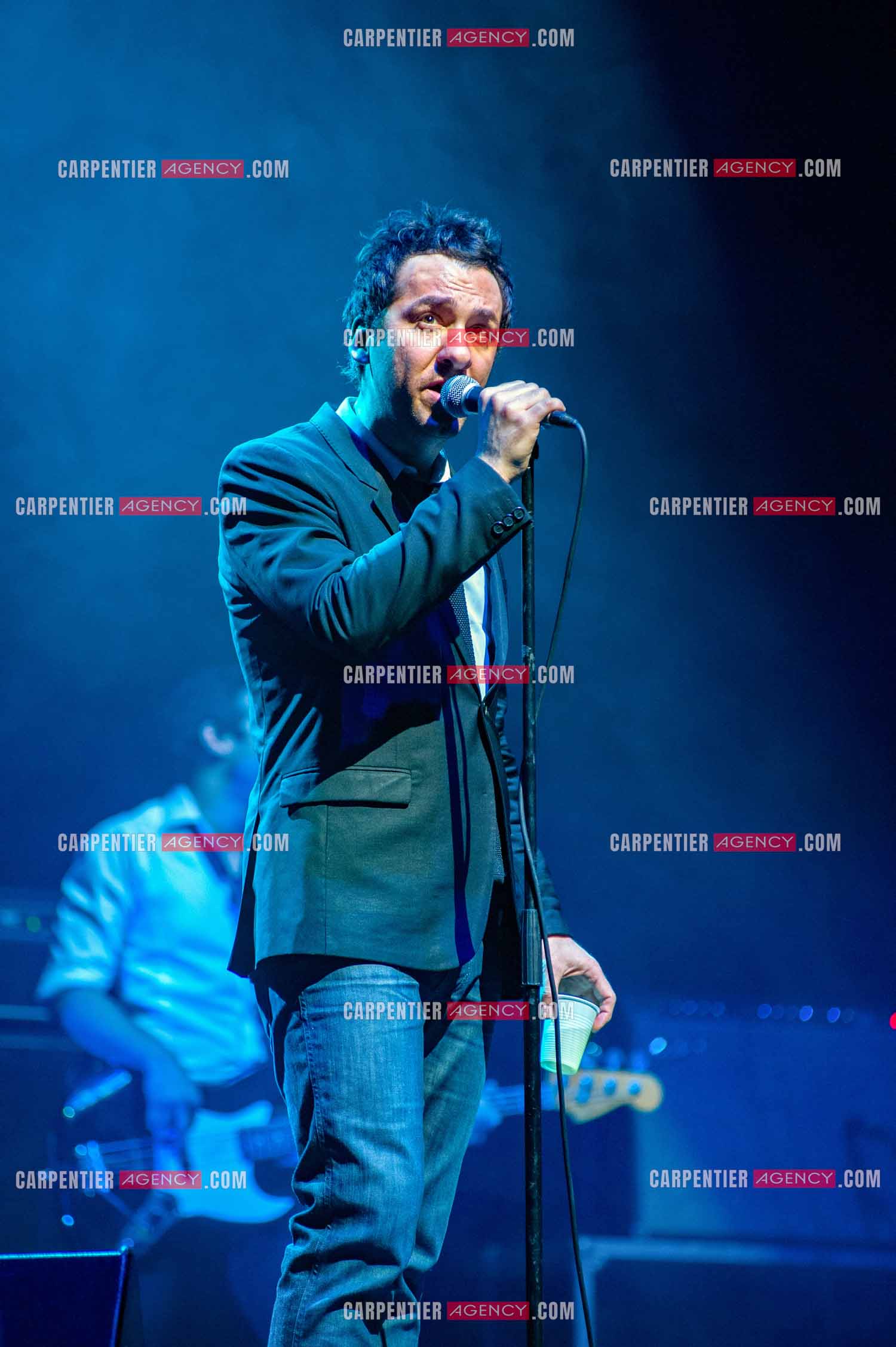 L'humoriste Jérôme Daran lors de son spectacle à l'Olympia le 21 février 2010.  ( Exclusif )