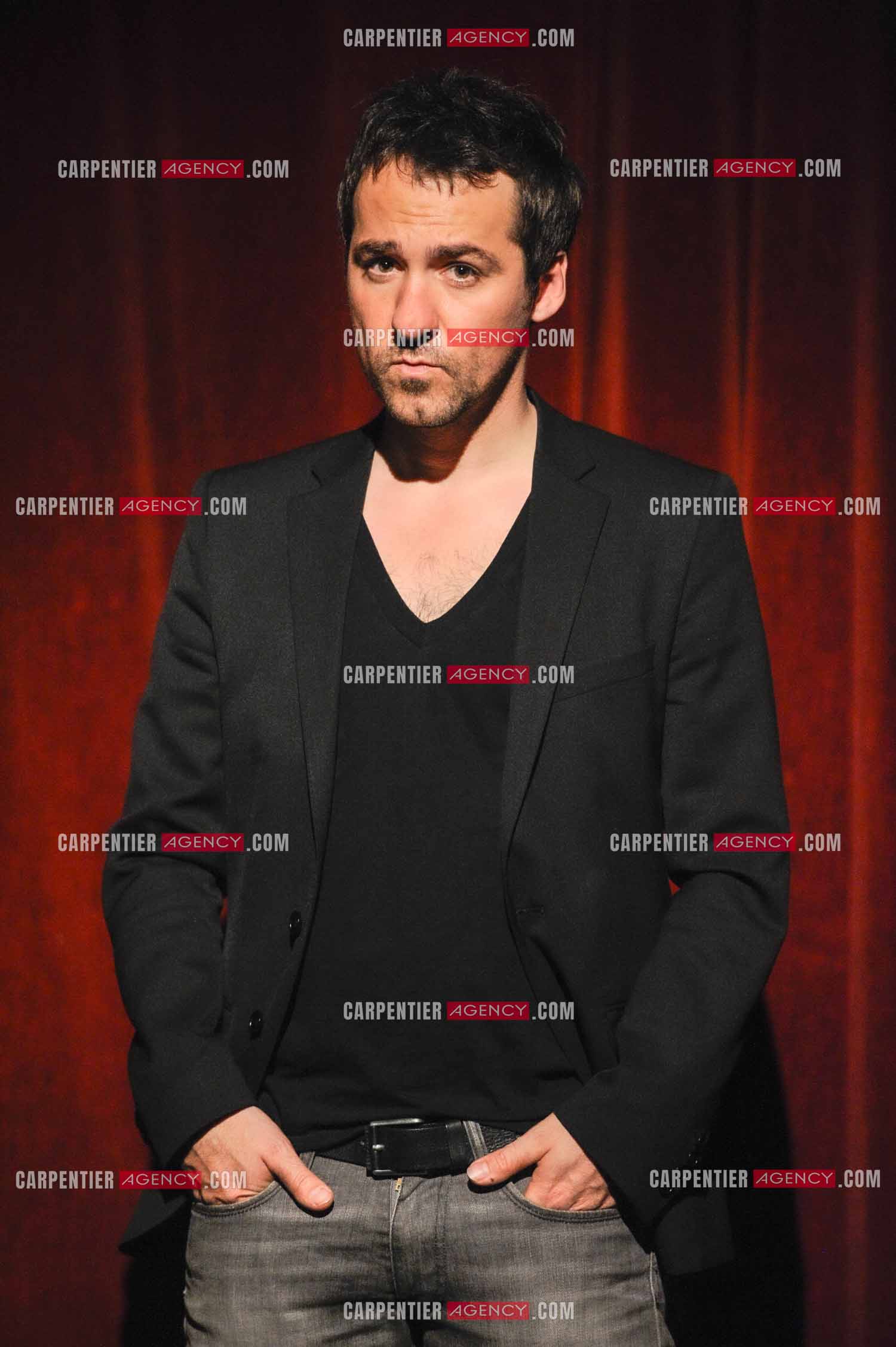 L'humoriste Jérôme Daran lors de son One Man Show au théâtre Trévise a Paris le 13 Oct 2011.  ( Exclusif )