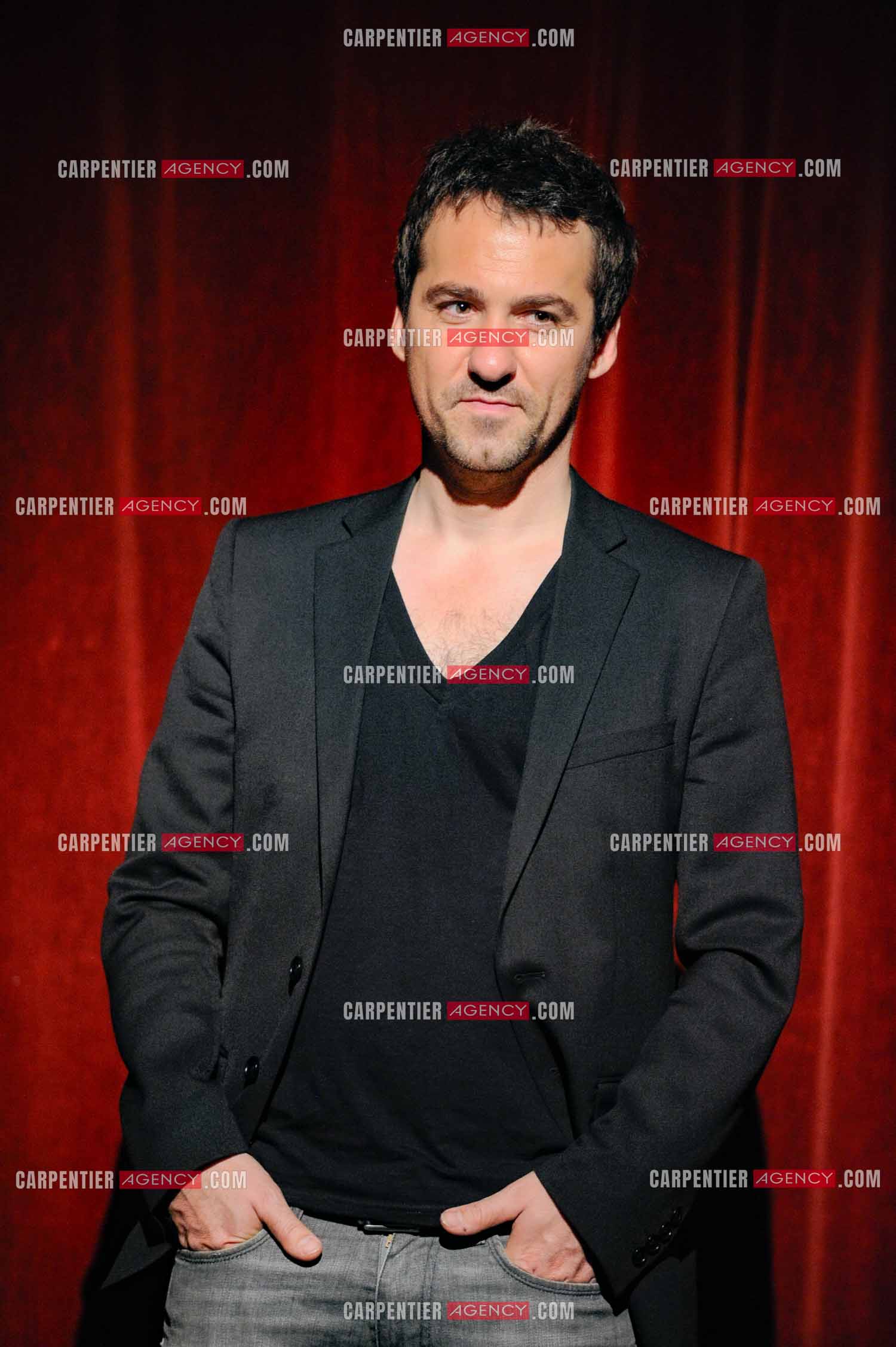 L'humoriste Jérôme Daran lors de son One Man Show au théâtre Trévise a Paris le 13 Oct 2011.  ( Exclusif )