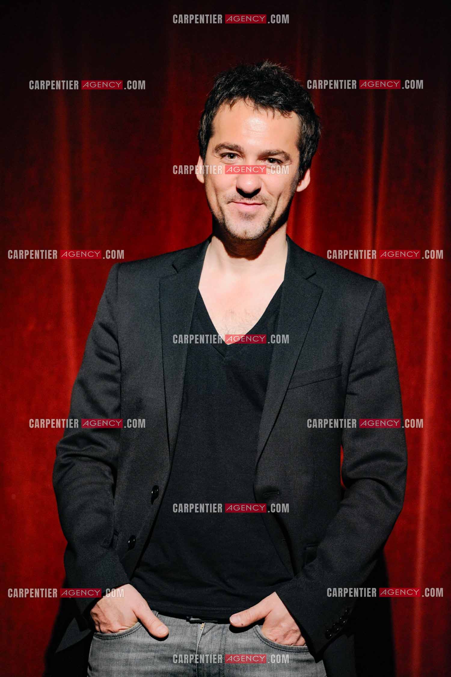 L'humoriste Jérôme Daran lors de son One Man Show au théâtre Trévise a Paris le 13 Oct 2011.  ( Exclusif )