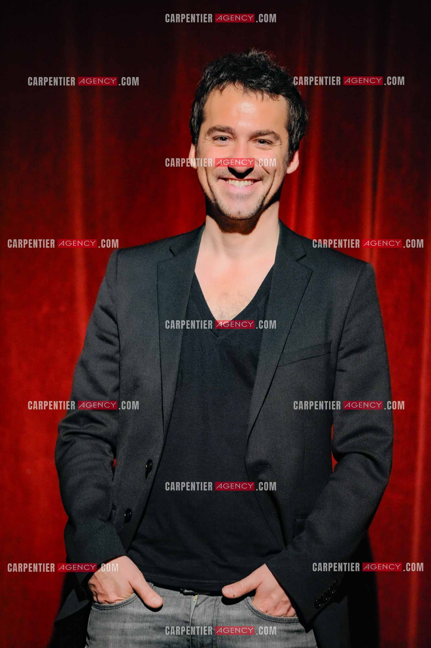 L'humoriste Jérôme Daran lors de son One Man Show au théâtre Trévise a Paris le 13 Oct 2011.  ( Exclusif )