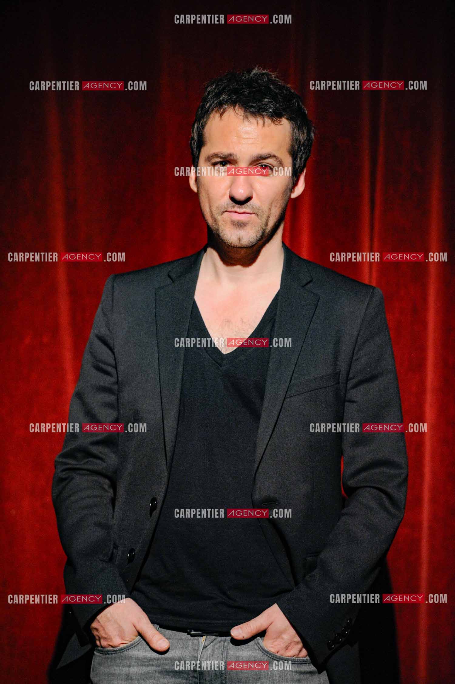L'humoriste Jérôme Daran lors de son One Man Show au théâtre Trévise a Paris le 13 Oct 2011.  ( Exclusif )