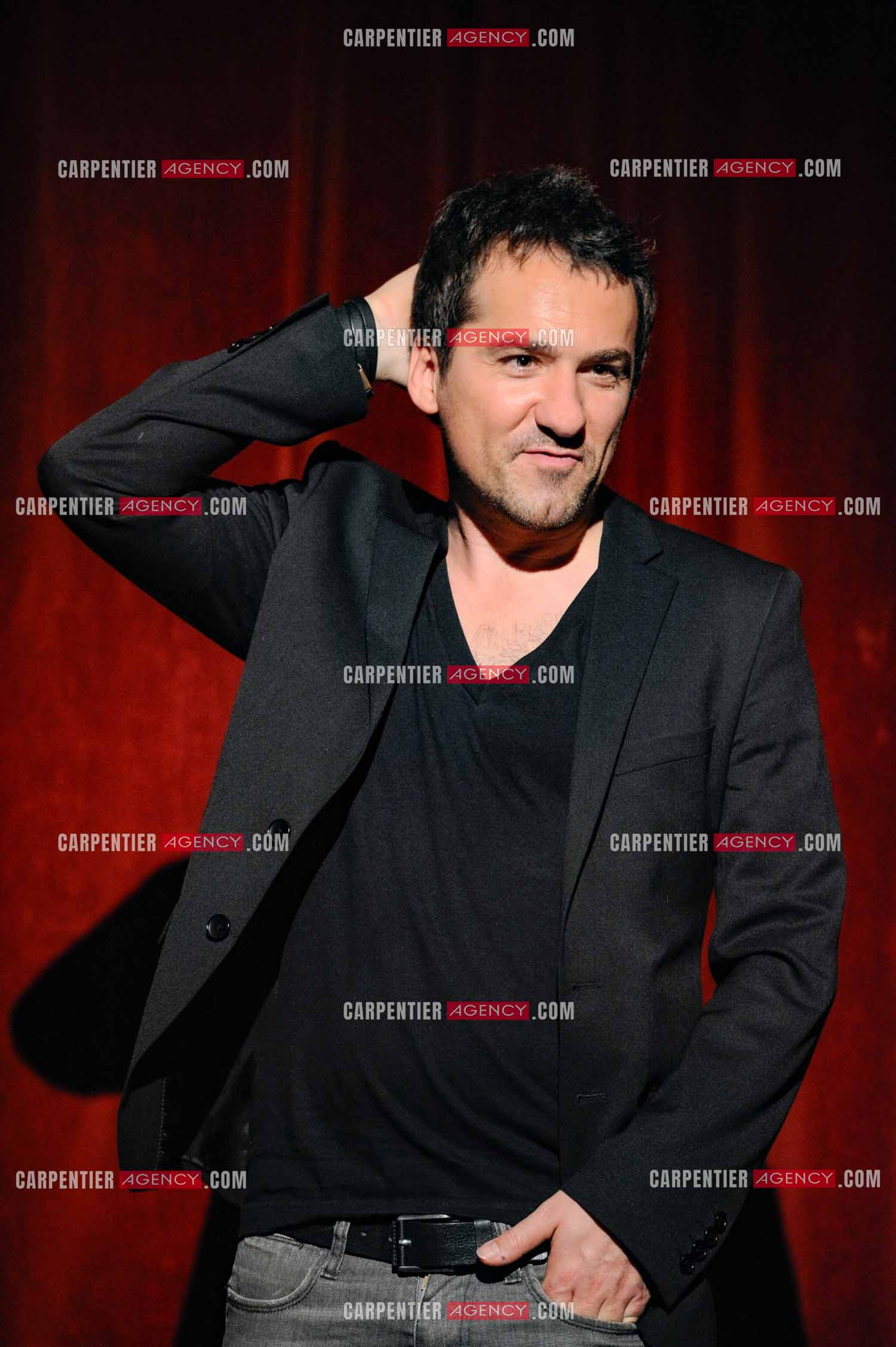 L'humoriste Jérôme Daran lors de son One Man Show au théâtre Trévise a Paris le 13 Oct 2011.  ( Exclusif )