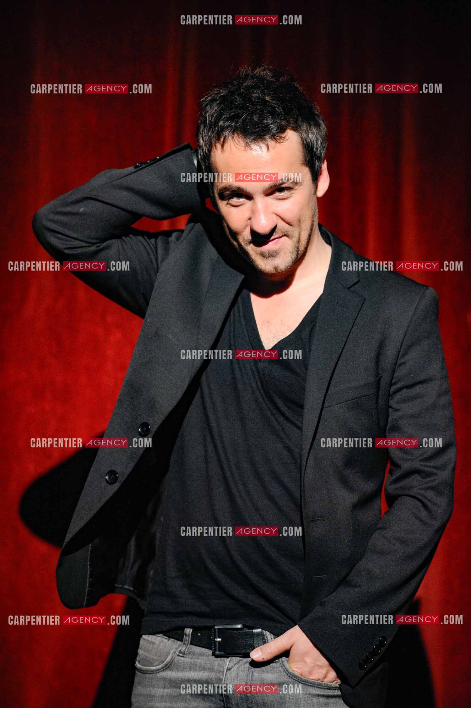 L'humoriste Jérôme Daran lors de son One Man Show au théâtre Trévise a Paris le 13 Oct 2011.  ( Exclusif )