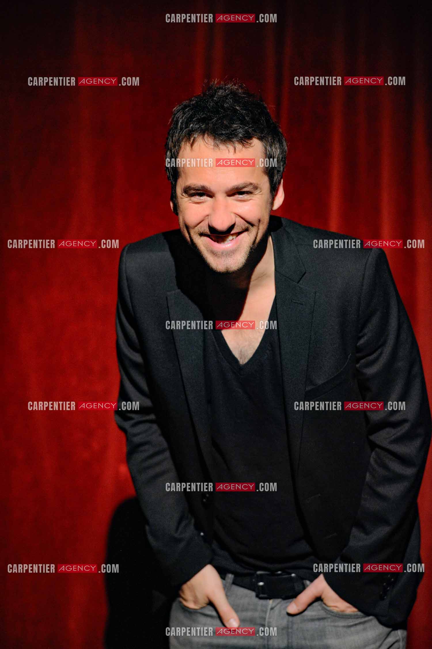 L'humoriste Jérôme Daran lors de son One Man Show au théâtre Trévise a Paris le 13 Oct 2011.  ( Exclusif )