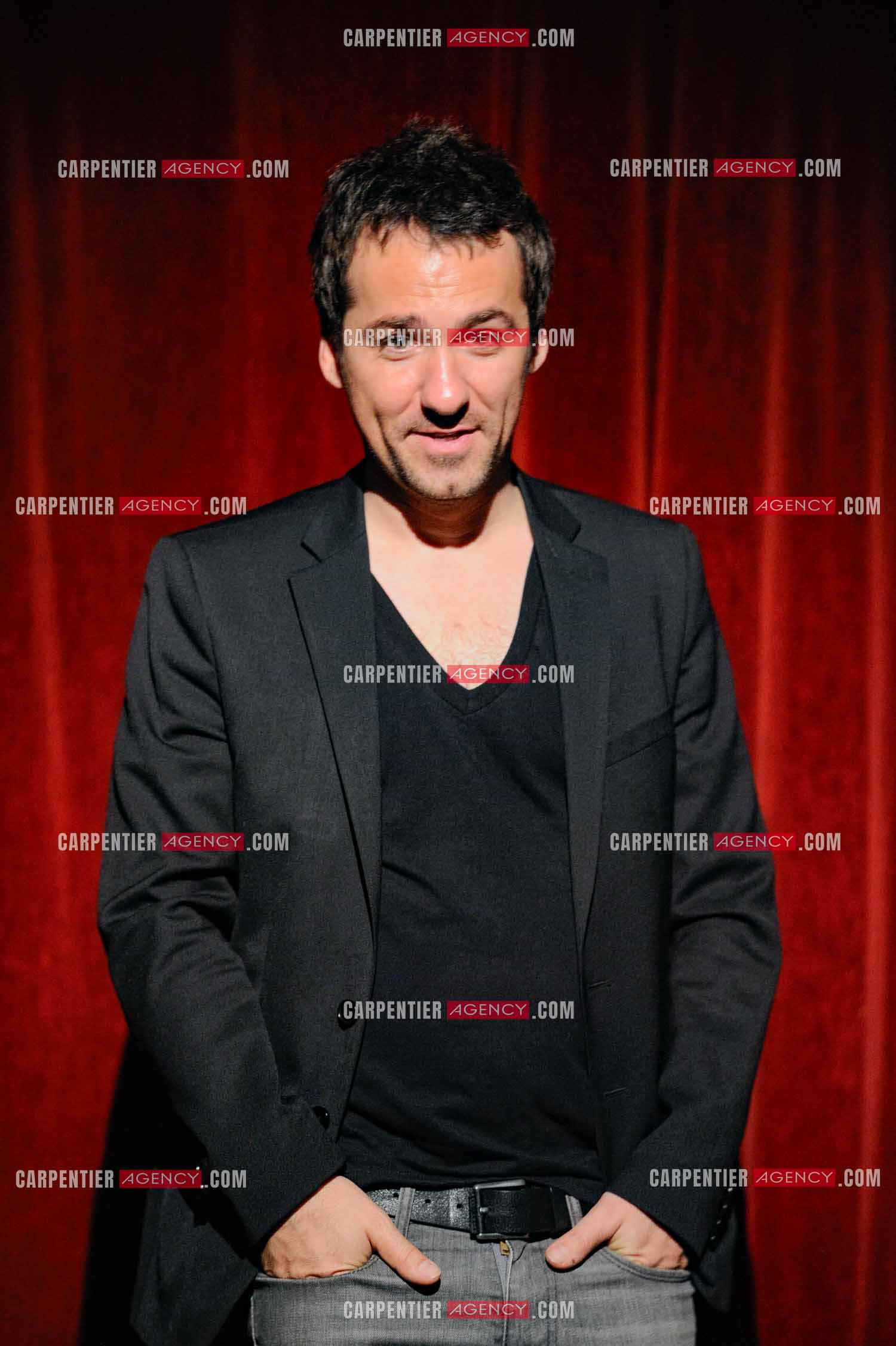 L'humoriste Jérôme Daran lors de son One Man Show au théâtre Trévise a Paris le 13 Oct 2011.  ( Exclusif )