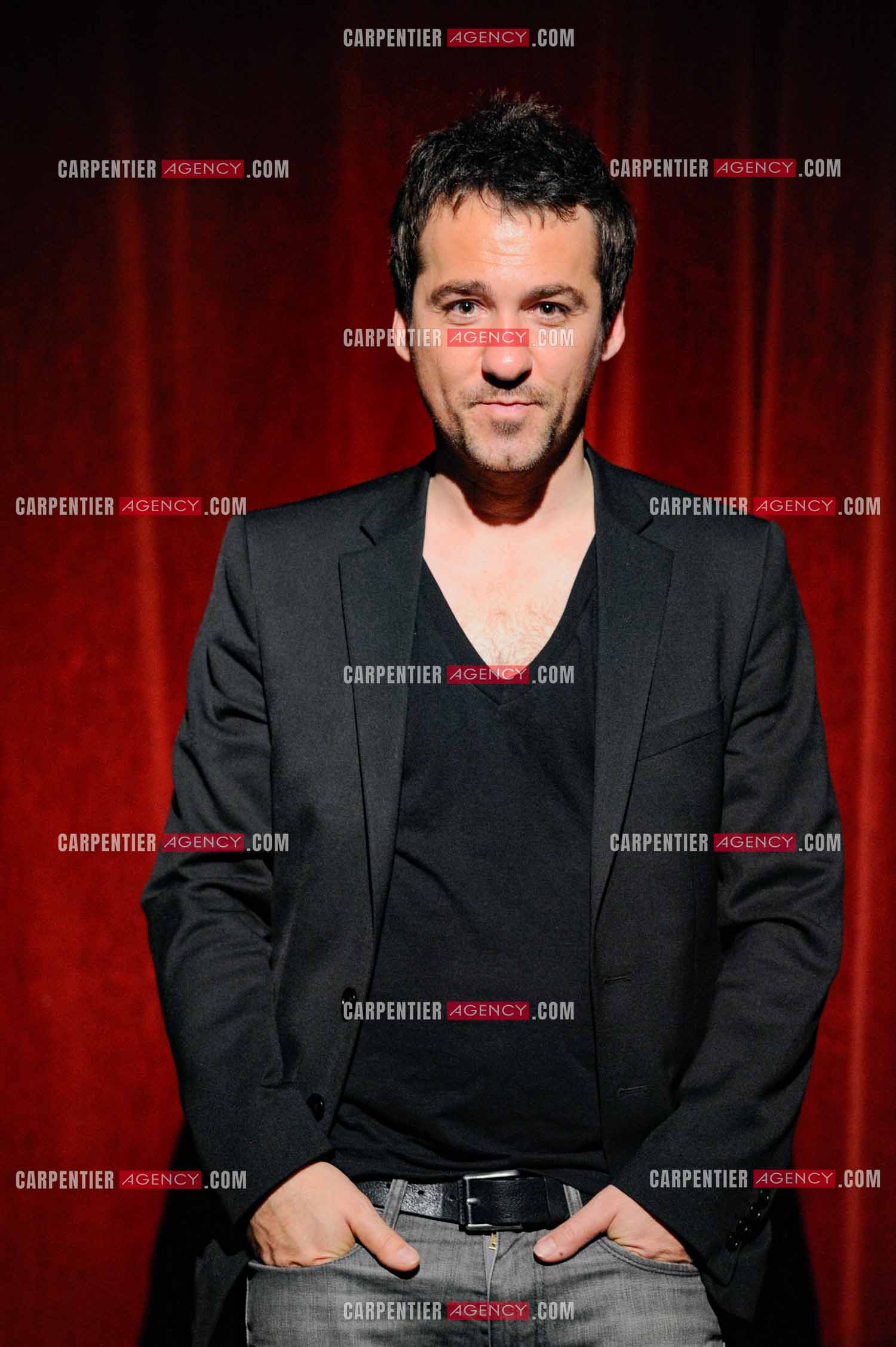 L'humoriste Jérôme Daran lors de son One Man Show au théâtre Trévise a Paris le 13 Oct 2011.  ( Exclusif )