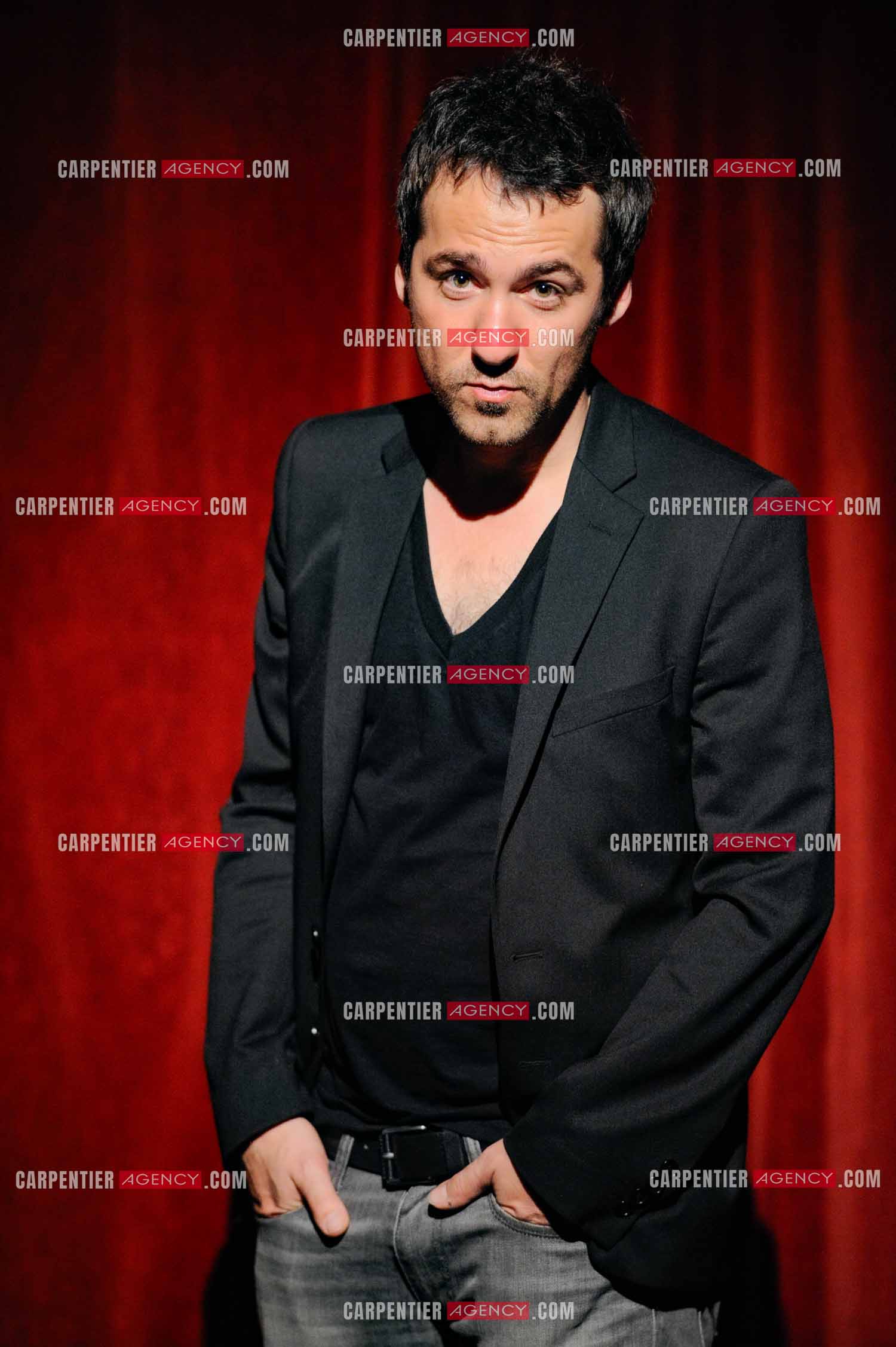 L'humoriste Jérôme Daran lors de son One Man Show au théâtre Trévise a Paris le 13 Oct 2011.  ( Exclusif )