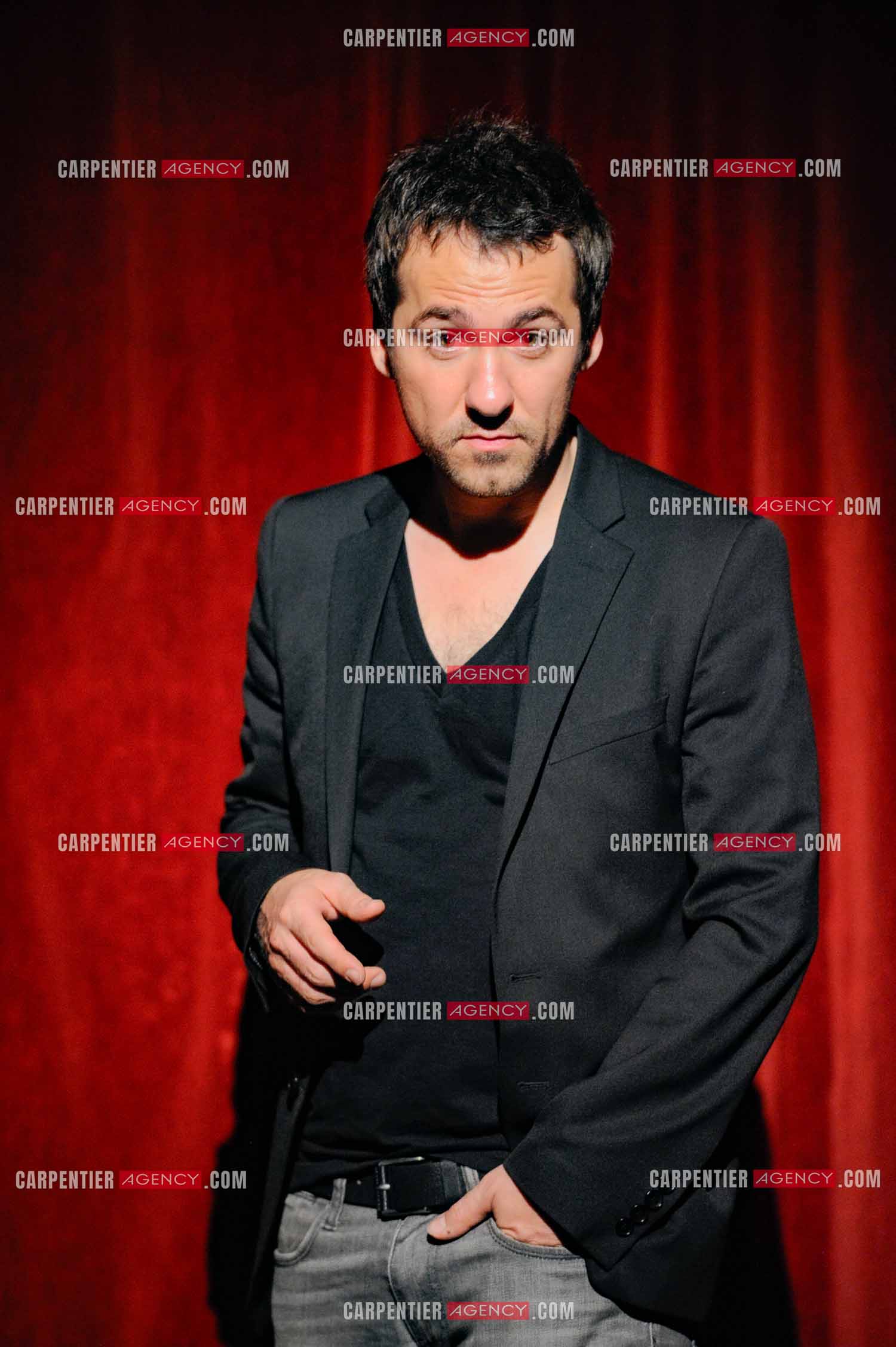 L'humoriste Jérôme Daran lors de son One Man Show au théâtre Trévise a Paris le 13 Oct 2011.  ( Exclusif )