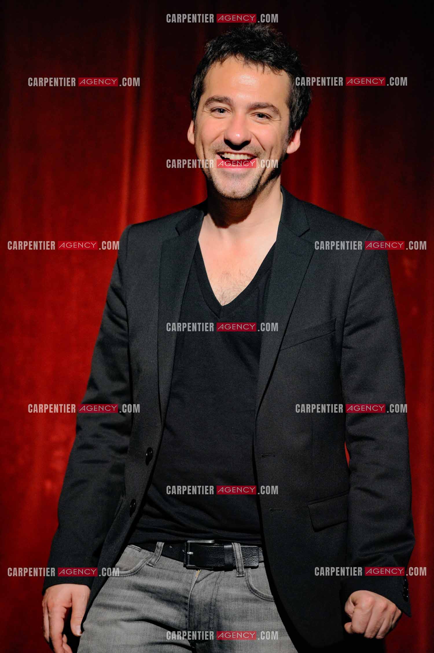 L'humoriste Jérôme Daran lors de son One Man Show au théâtre Trévise a Paris le 13 Oct 2011.  ( Exclusif )