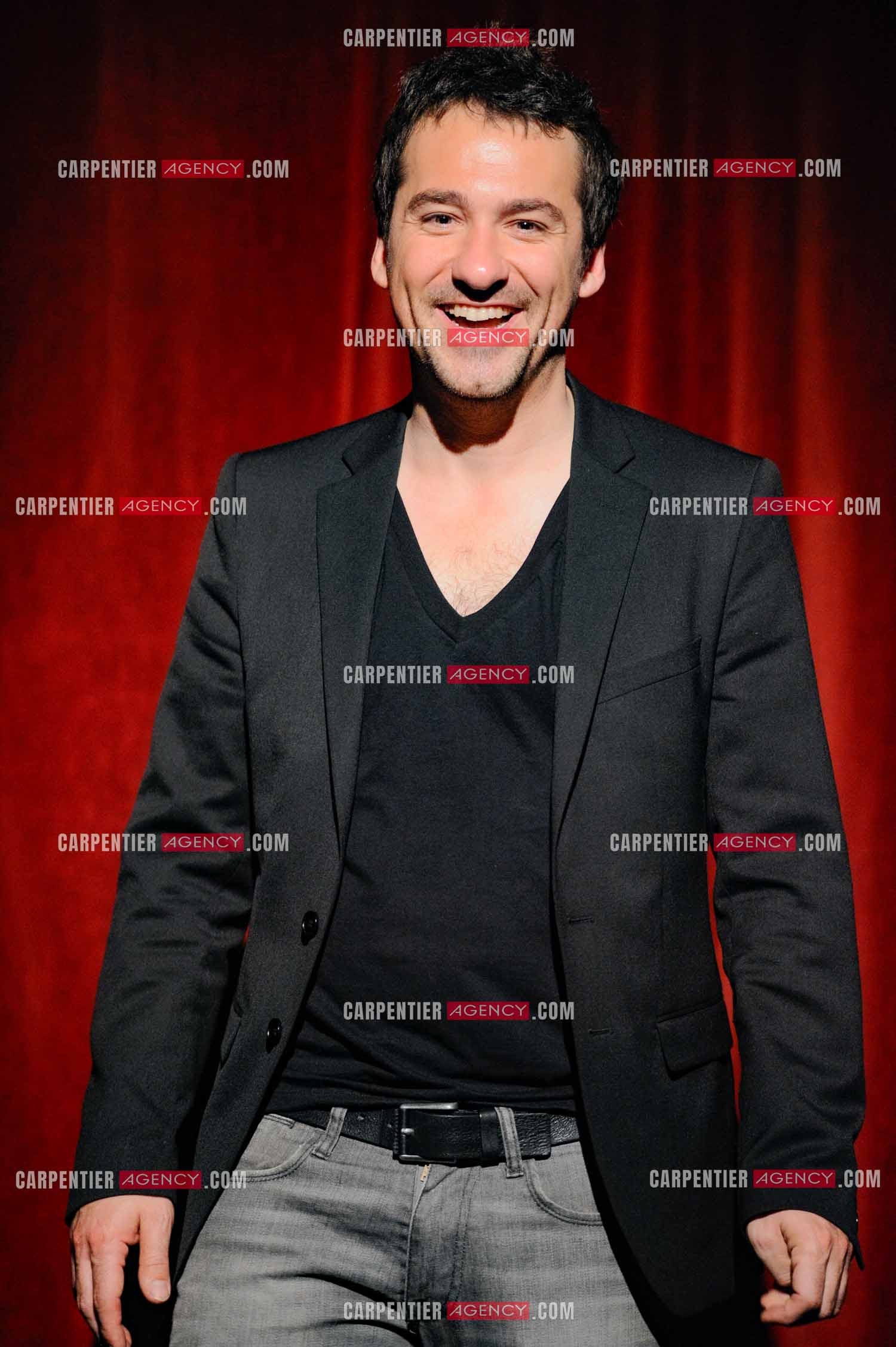 L'humoriste Jérôme Daran lors de son One Man Show au théâtre Trévise a Paris le 13 Oct 2011.  ( Exclusif )