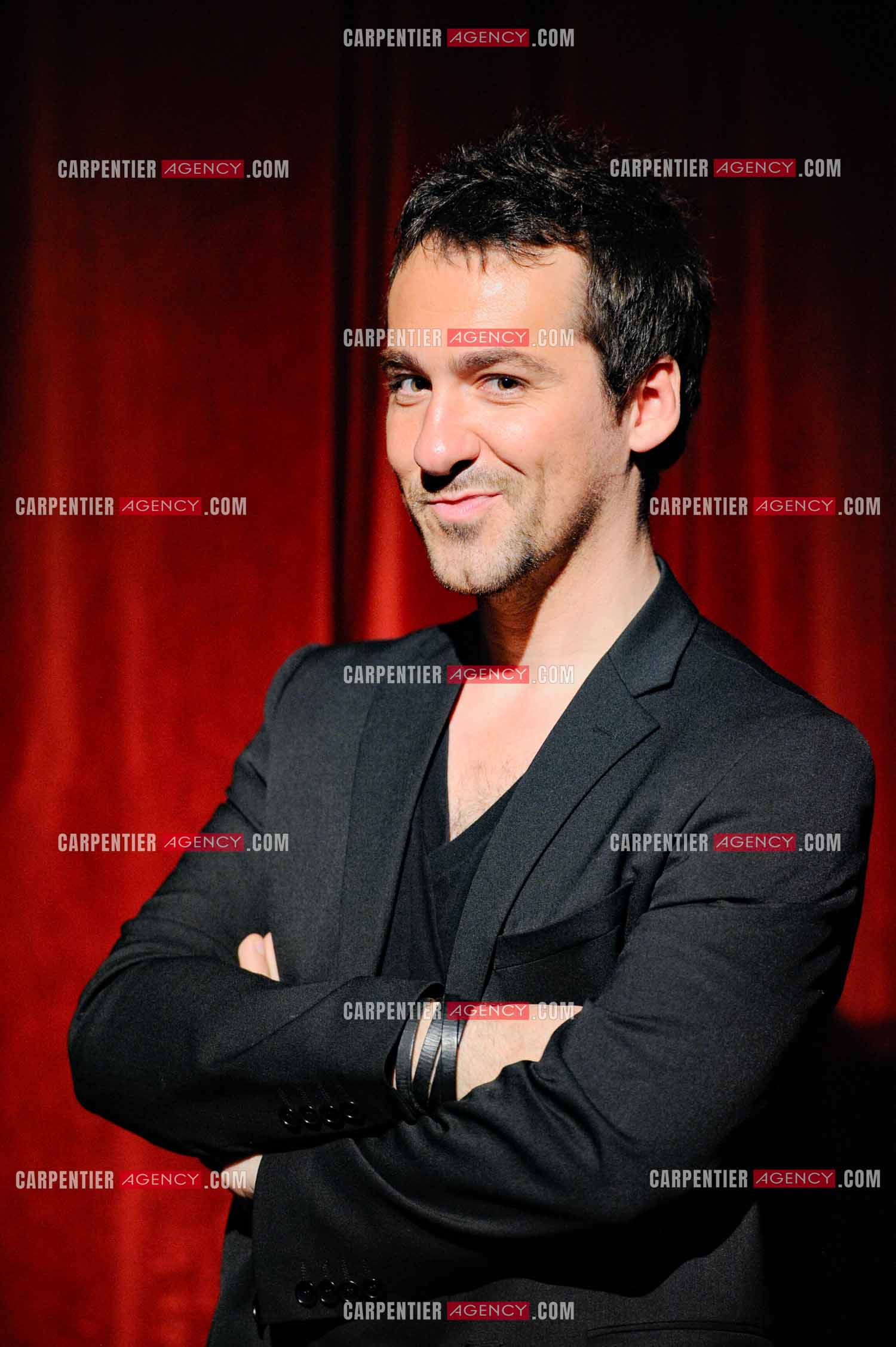 L'humoriste Jérôme Daran lors de son One Man Show au théâtre Trévise a Paris le 13 Oct 2011.  ( Exclusif )