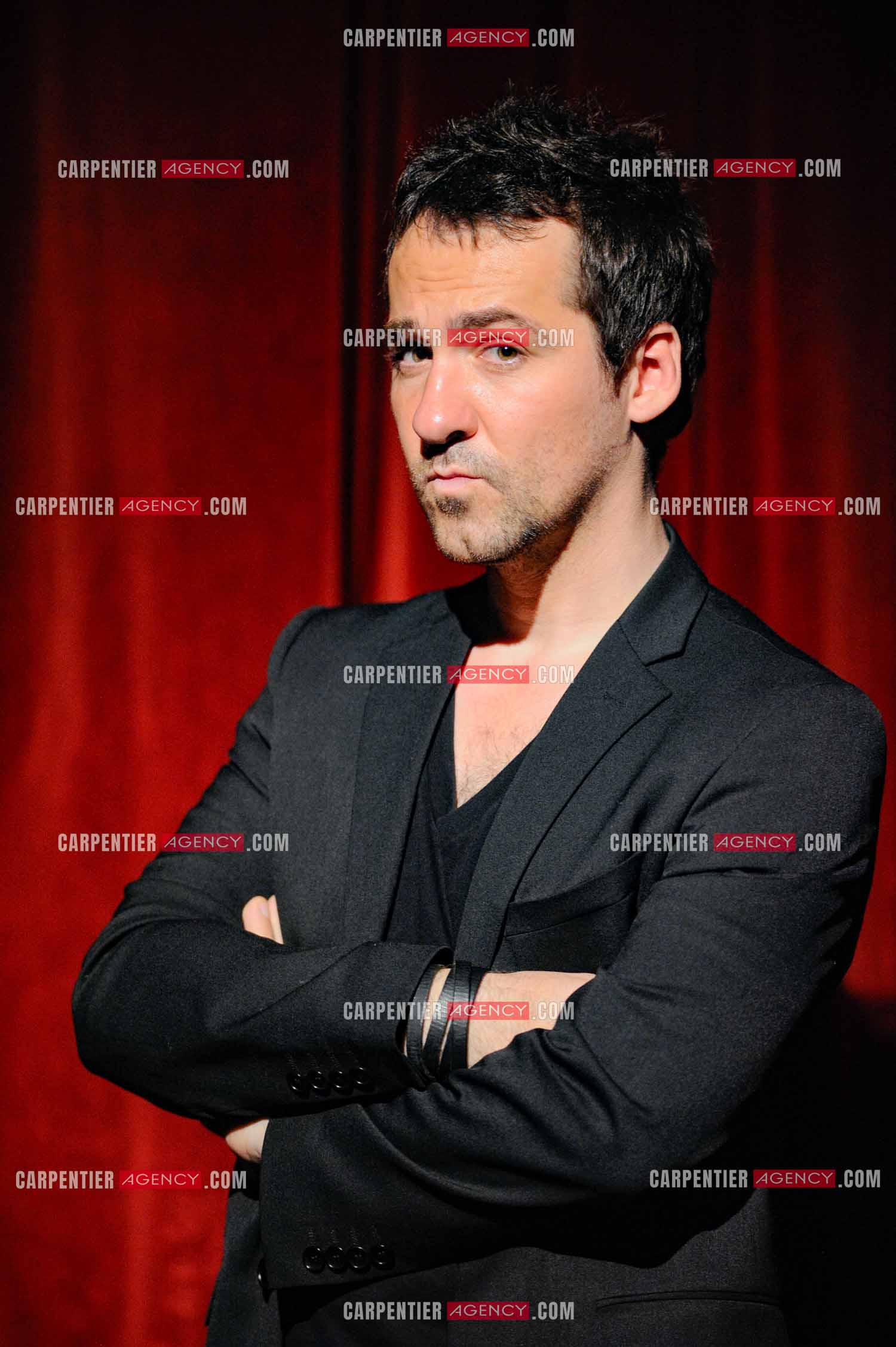 L'humoriste Jérôme Daran lors de son One Man Show au théâtre Trévise a Paris le 13 Oct 2011.  ( Exclusif )