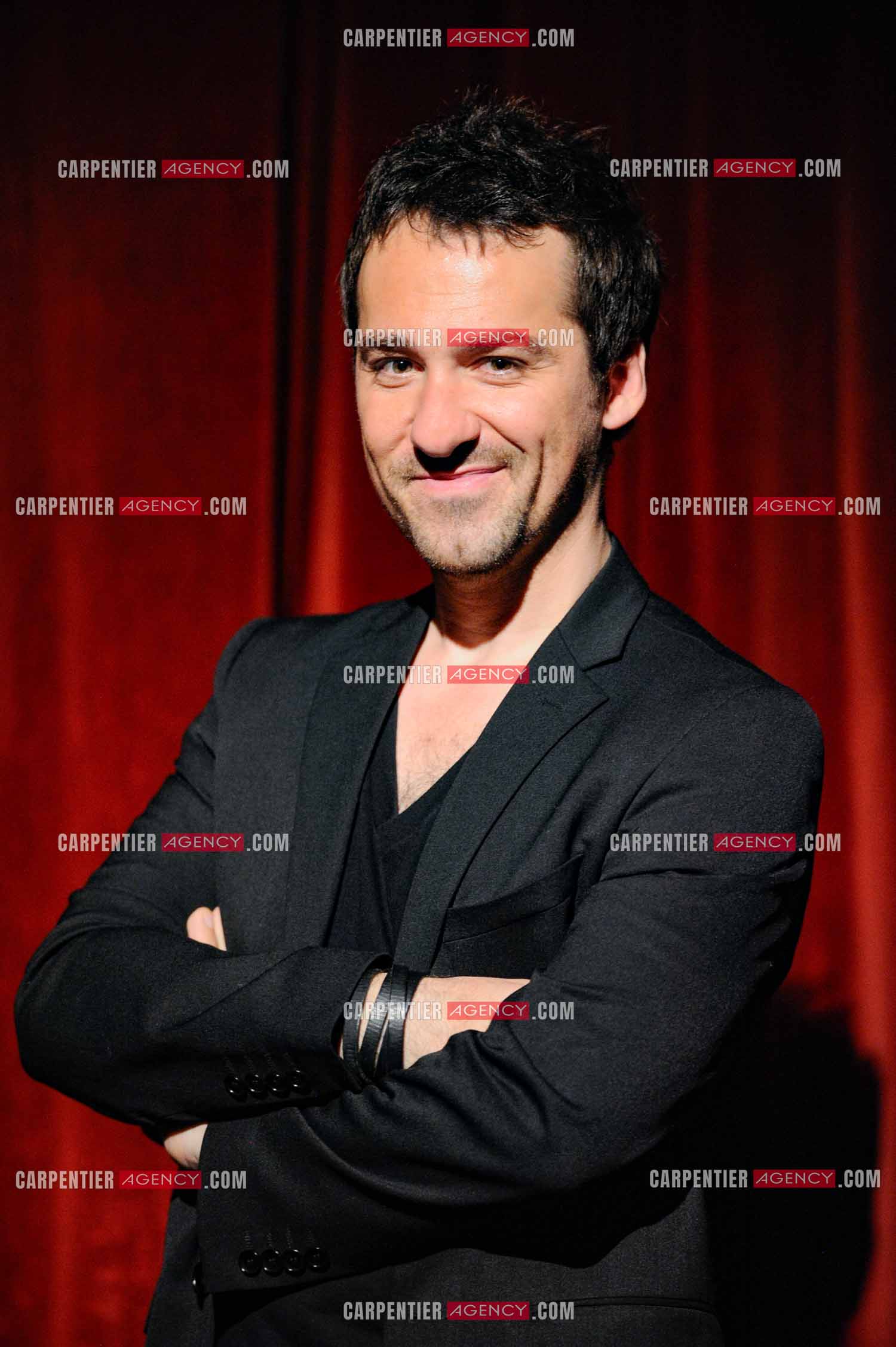 L'humoriste Jérôme Daran lors de son One Man Show au théâtre Trévise a Paris le 13 Oct 2011.  ( Exclusif )