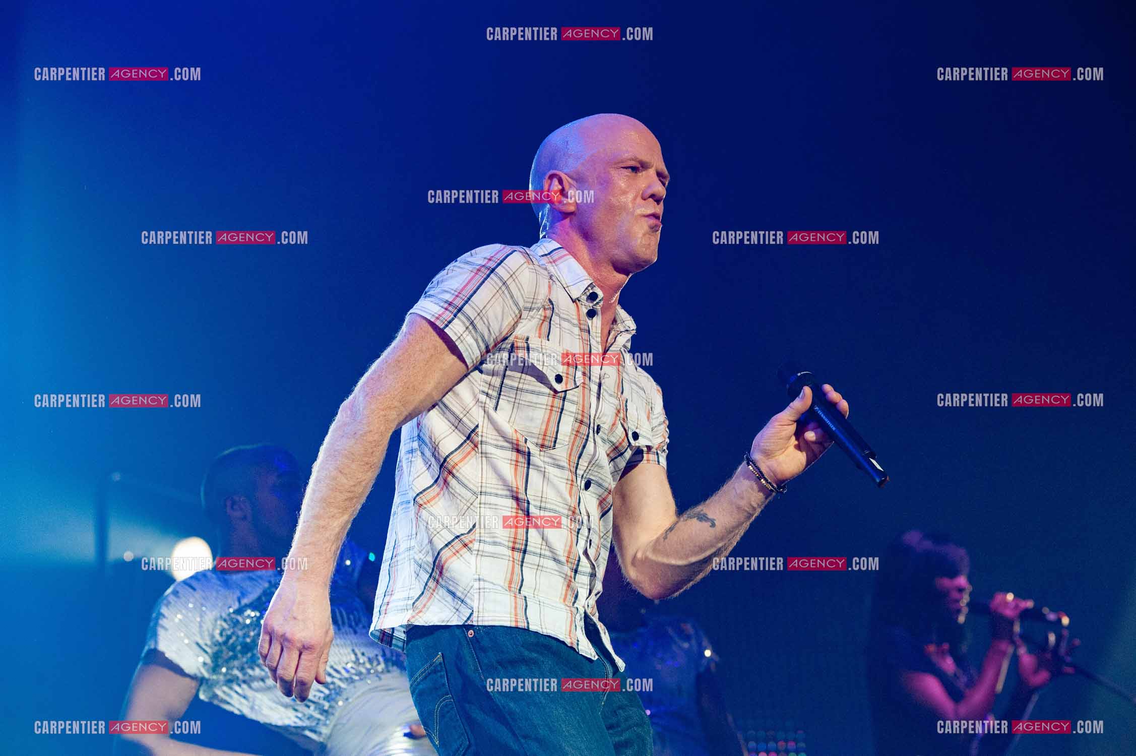 Le chanteur écossais Jimmy Somerville connu pour son tube “ Smalltown Boy “ dans la tournée RFM LOVE 80 au Zénith de Paris en 2010.      ( Exclusif )