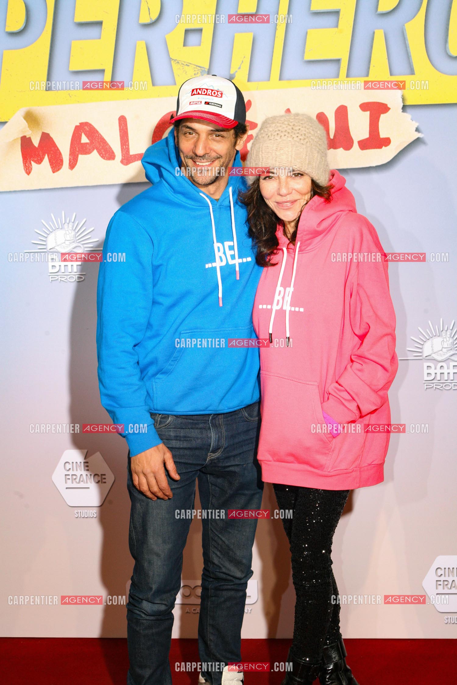 L'acteur Tomer Gazit dit Tomer Sisley et sa femme Sandra Sisley.