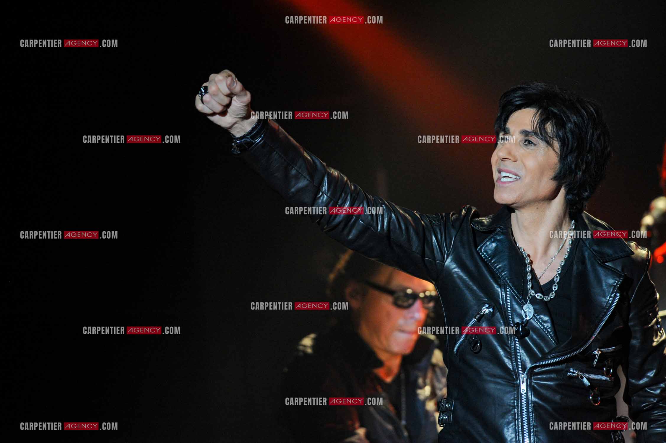 Le chanteur Jean-Luc Lahaye en concert au Bataclan.  ( Exclusif )