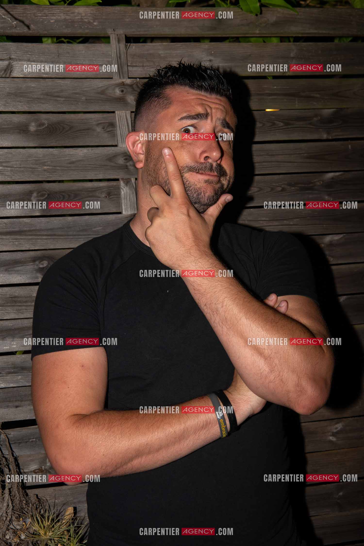 L'humoriste Anthony Joubert en tournée sur le sud de la France.  ( Exclusif )