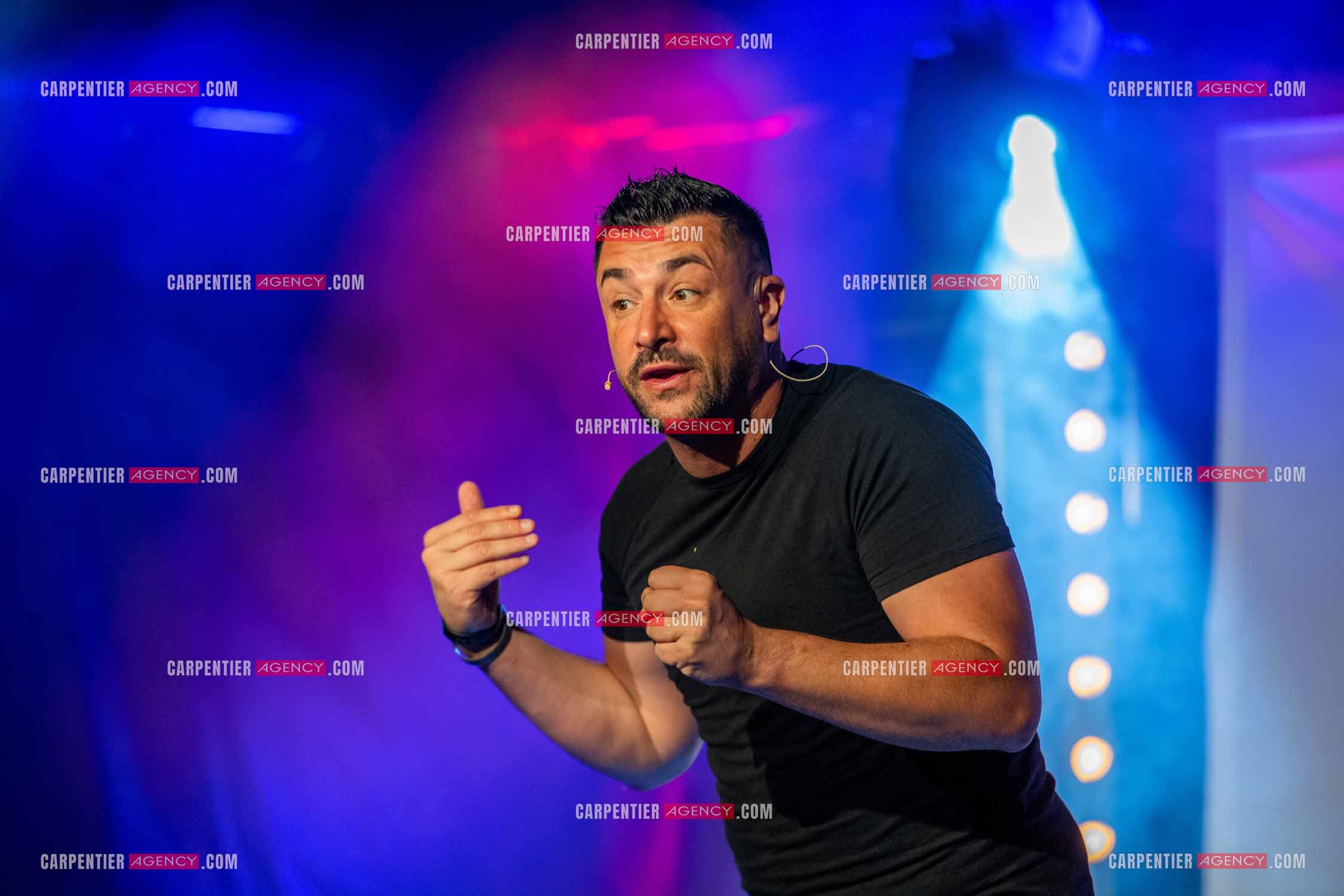 L'humoriste Anthony Joubert en tournée sur le sud de la France.  ( Exclusif )