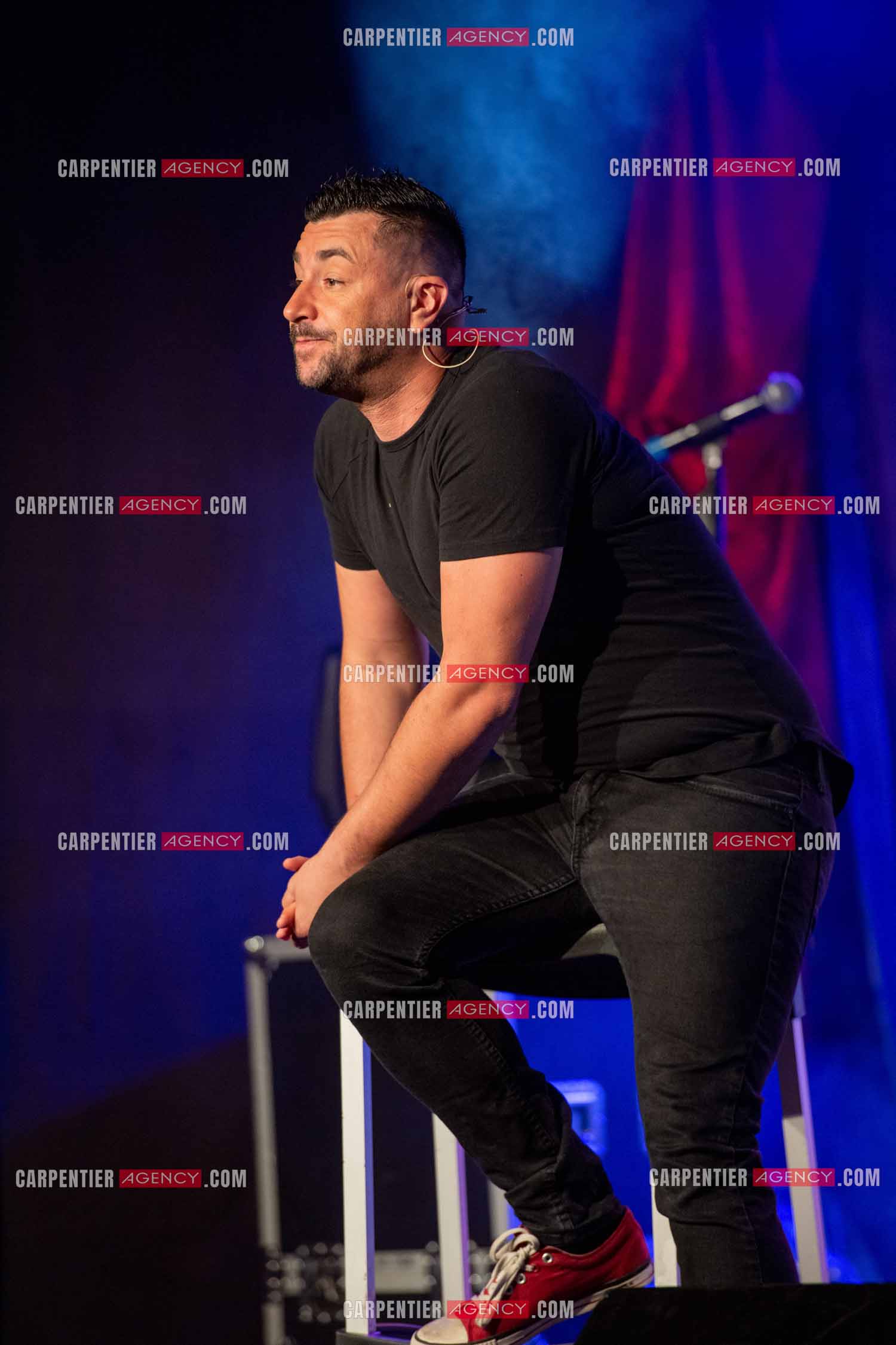 L'humoriste Anthony Joubert en tournée sur le sud de la France.  ( Exclusif )