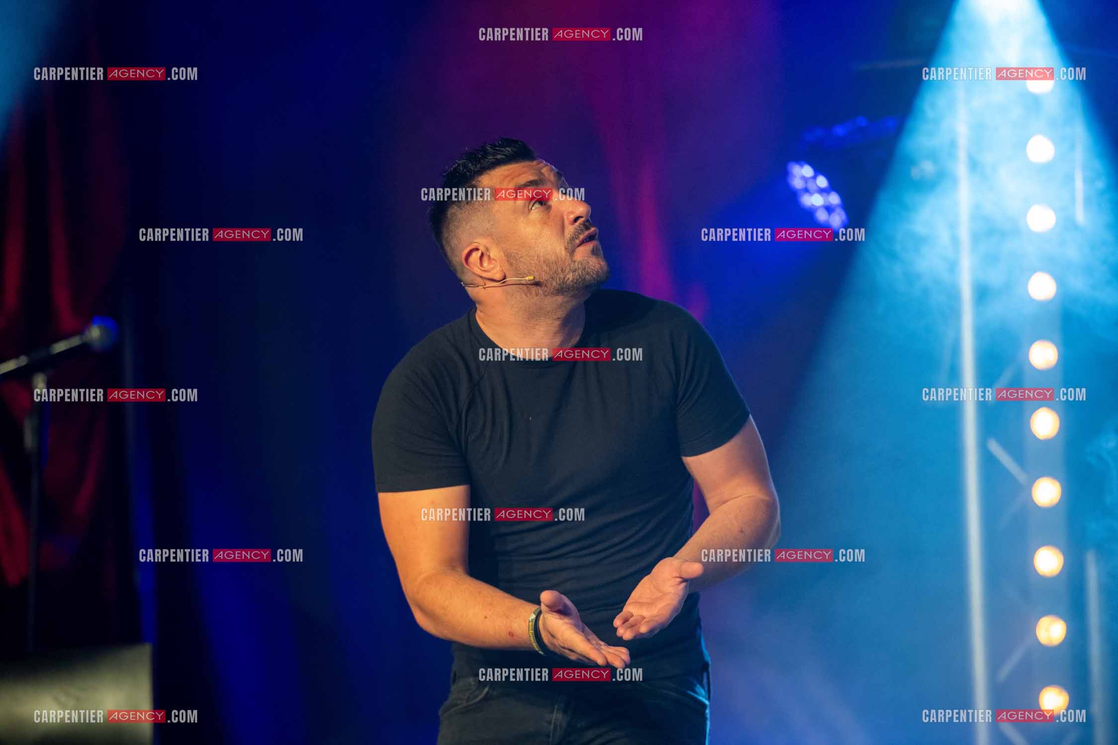 L'humoriste Anthony Joubert en tournée sur le sud de la France.  ( Exclusif )