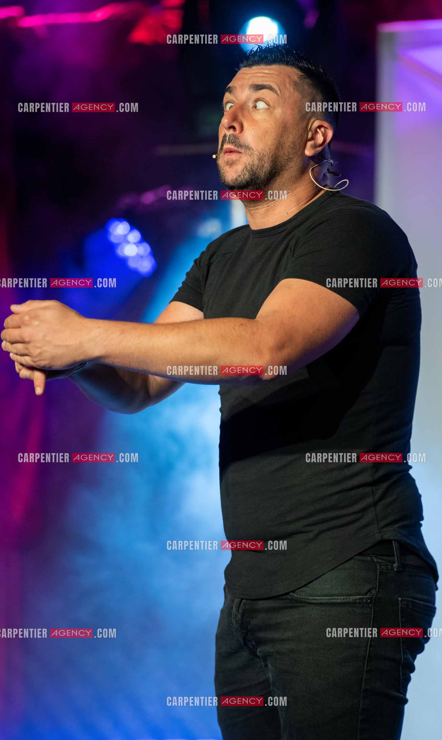 L'humoriste Anthony Joubert en tournée sur le sud de la France.  ( Exclusif )