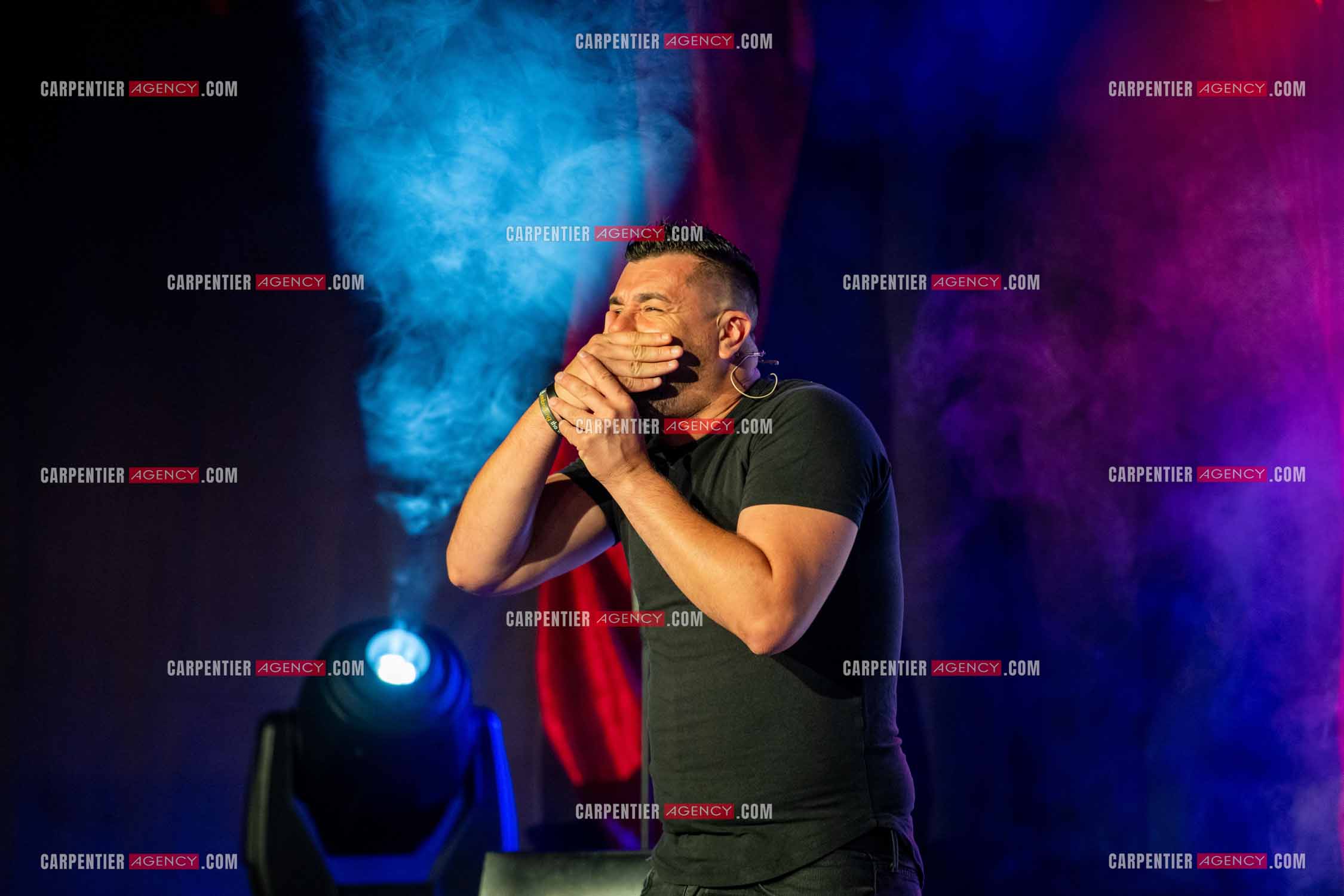 L'humoriste Anthony Joubert en tournée sur le sud de la France.  ( Exclusif )