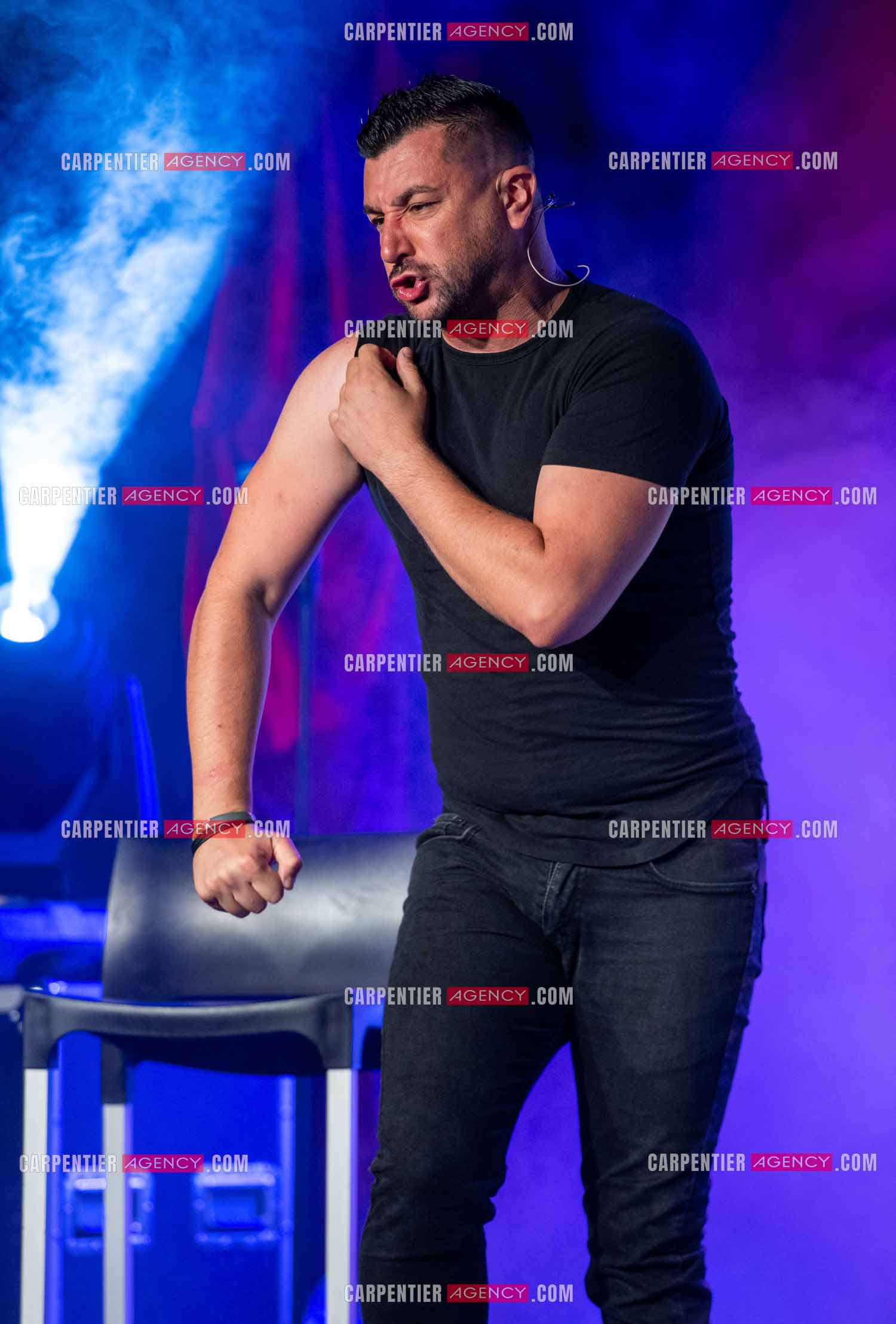 L'humoriste Anthony Joubert en tournée sur le sud de la France.  ( Exclusif )