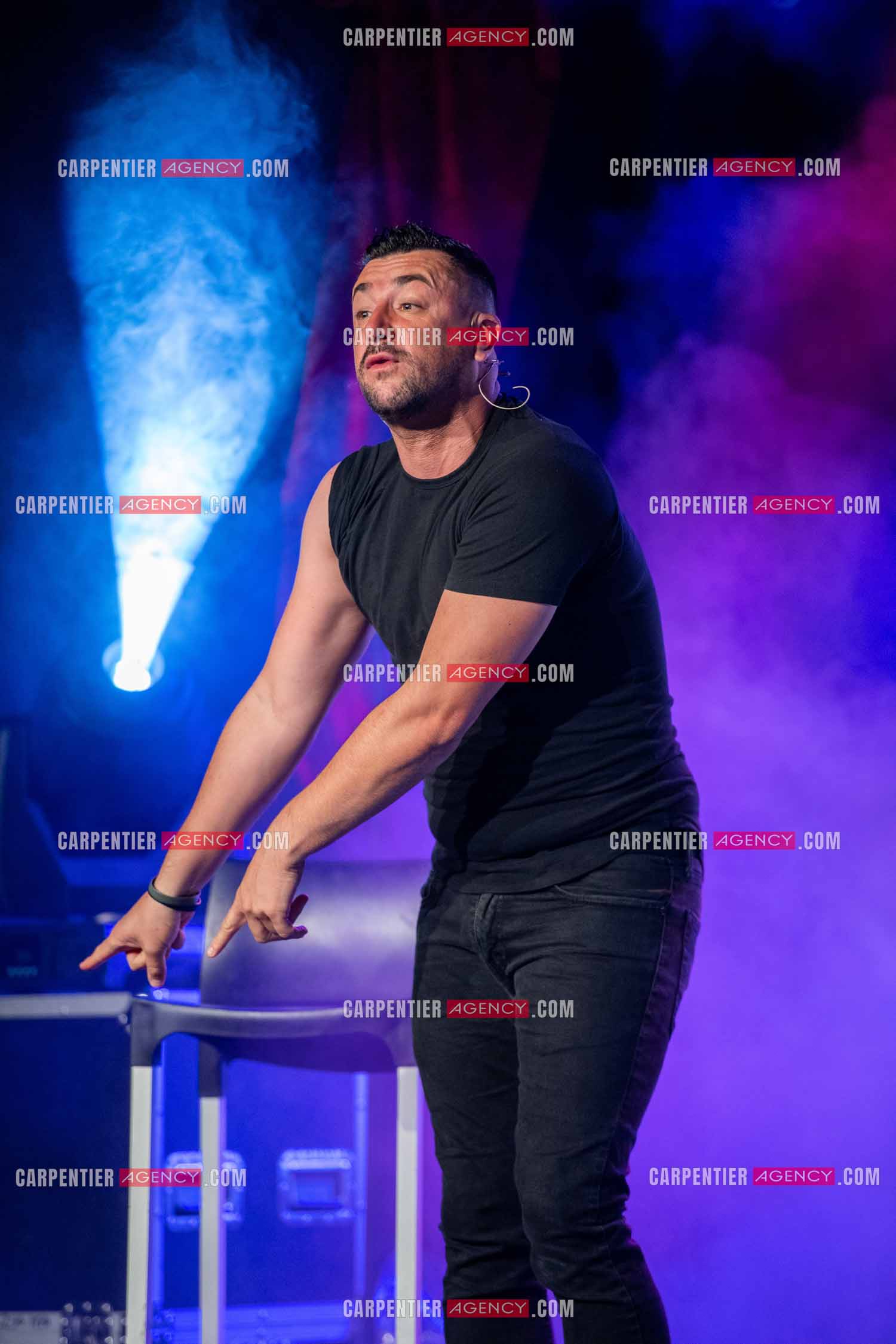 L'humoriste Anthony Joubert en tournée sur le sud de la France.  ( Exclusif )