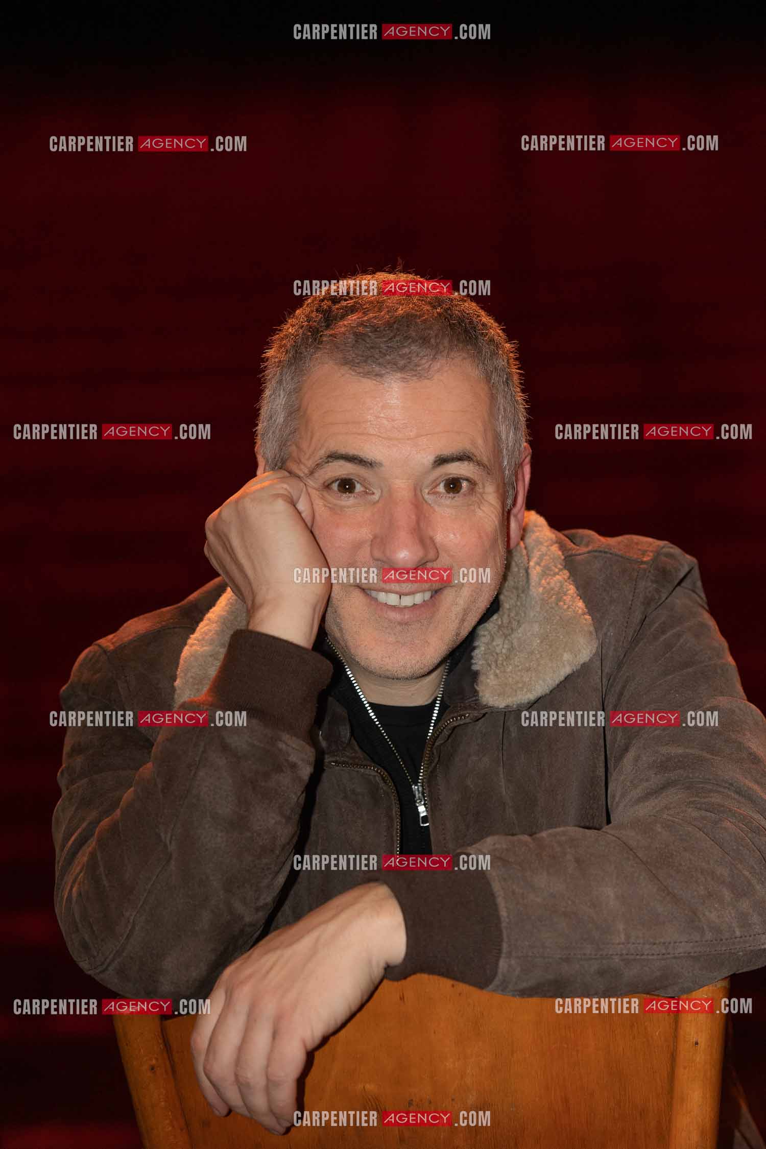 L'acteur Bruno Putzulu au théâtre Toursky a Marseille pour jouer sa pièce “ LES RITALS “.     ( Exclusif )