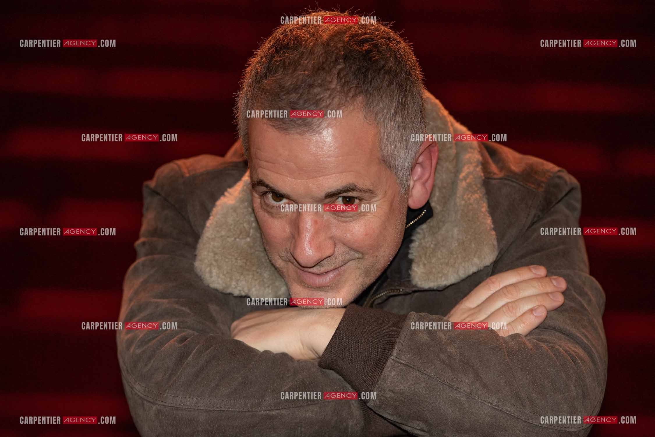 L'acteur Bruno Putzulu au théâtre Toursky a Marseille pour jouer sa pièce “ LES RITALS “.     ( Exclusif )