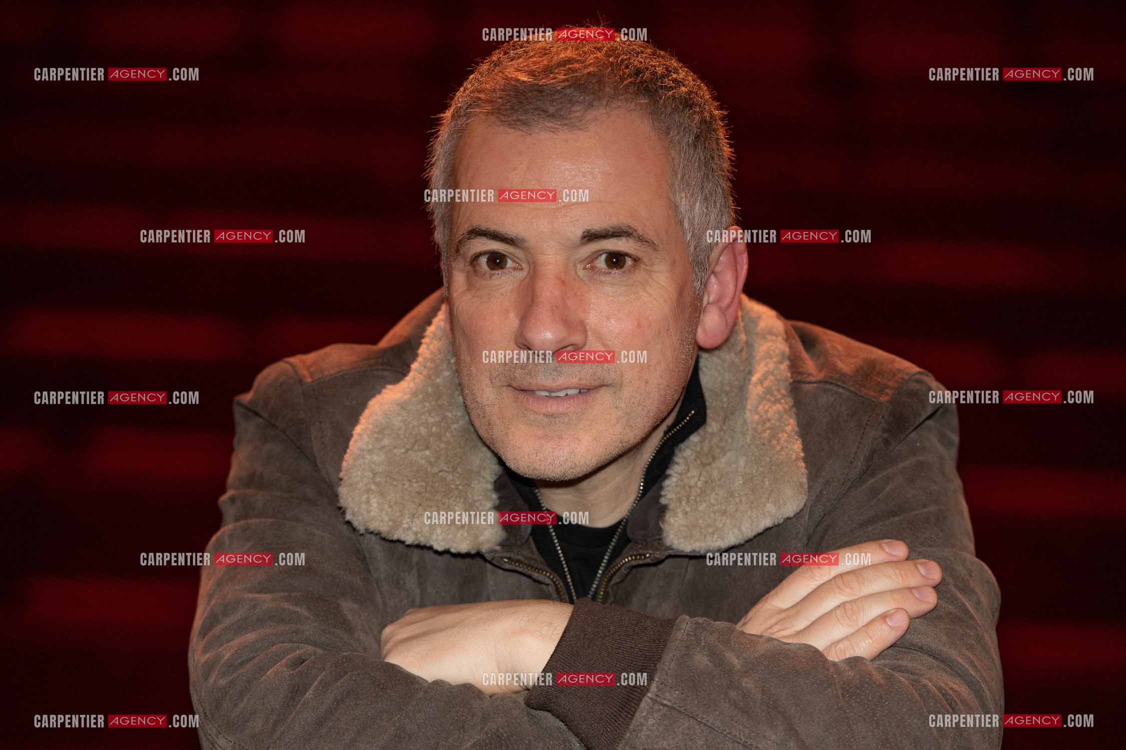 L'acteur Bruno Putzulu au théâtre Toursky a Marseille pour jouer sa pièce “ LES RITALS “.     ( Exclusif )