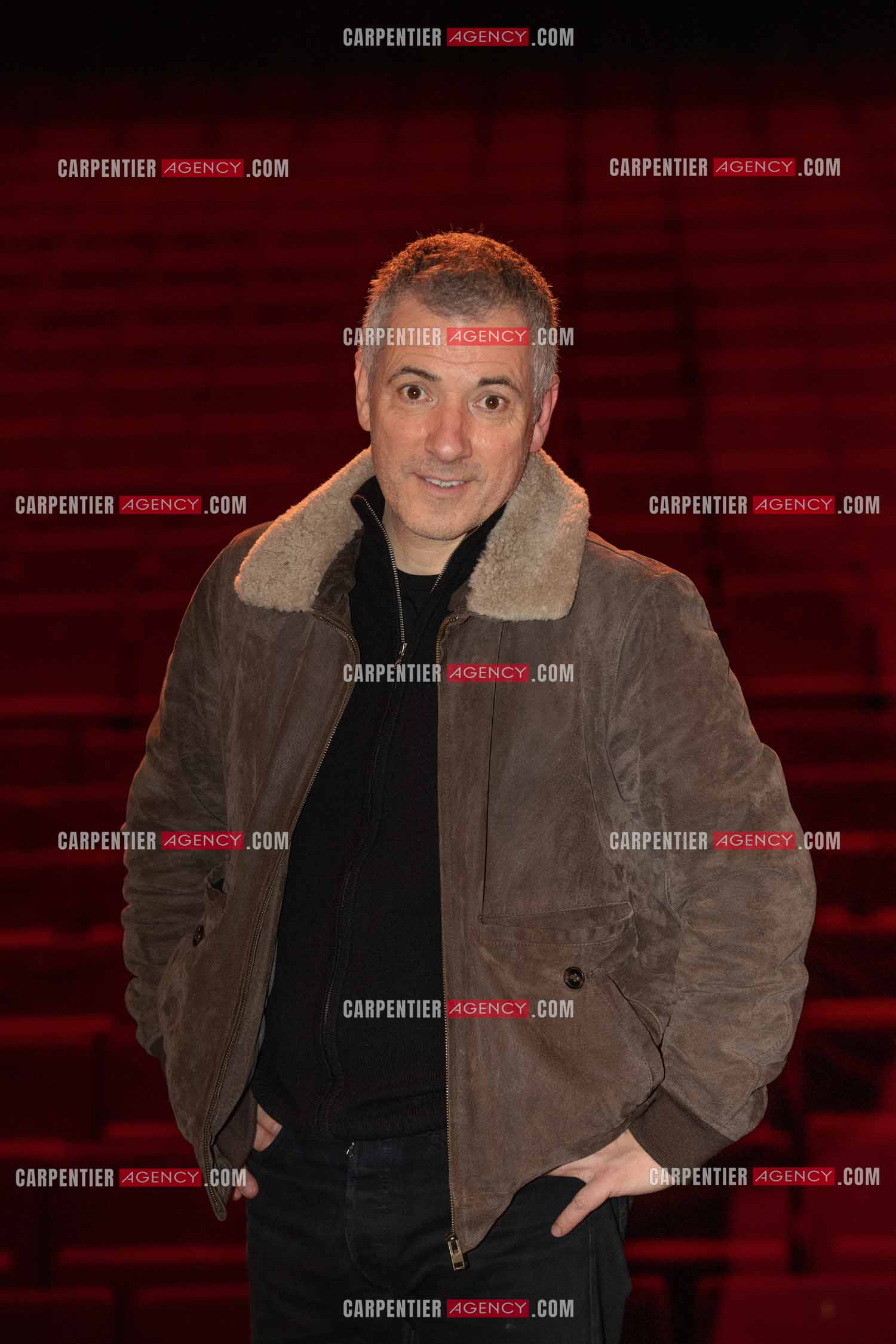 L'acteur Bruno Putzulu au théâtre Toursky a Marseille pour jouer sa pièce “ LES RITALS “.     ( Exclusif )