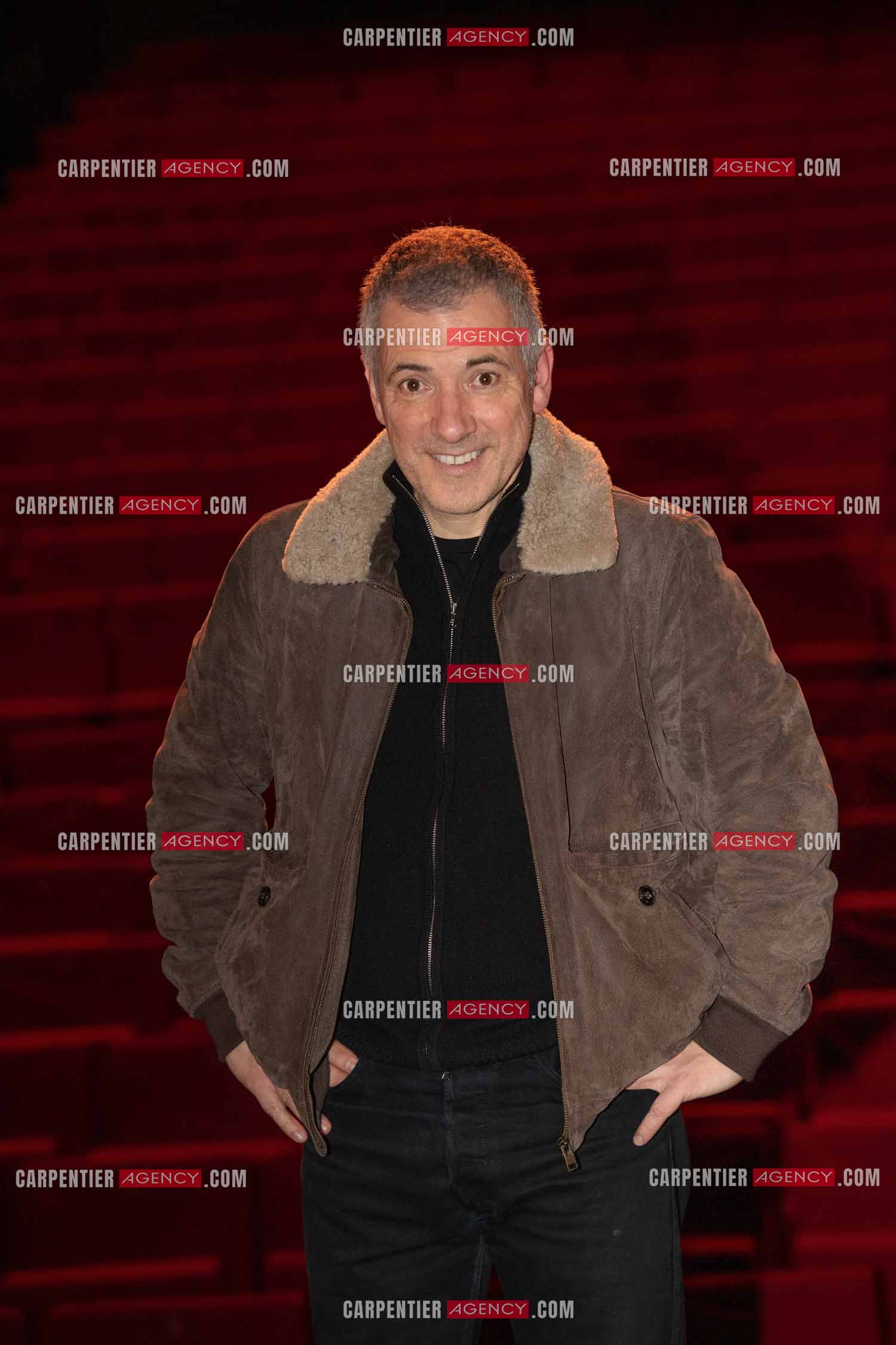 L'acteur Bruno Putzulu au théâtre Toursky a Marseille pour jouer sa pièce “ LES RITALS “.     ( Exclusif )