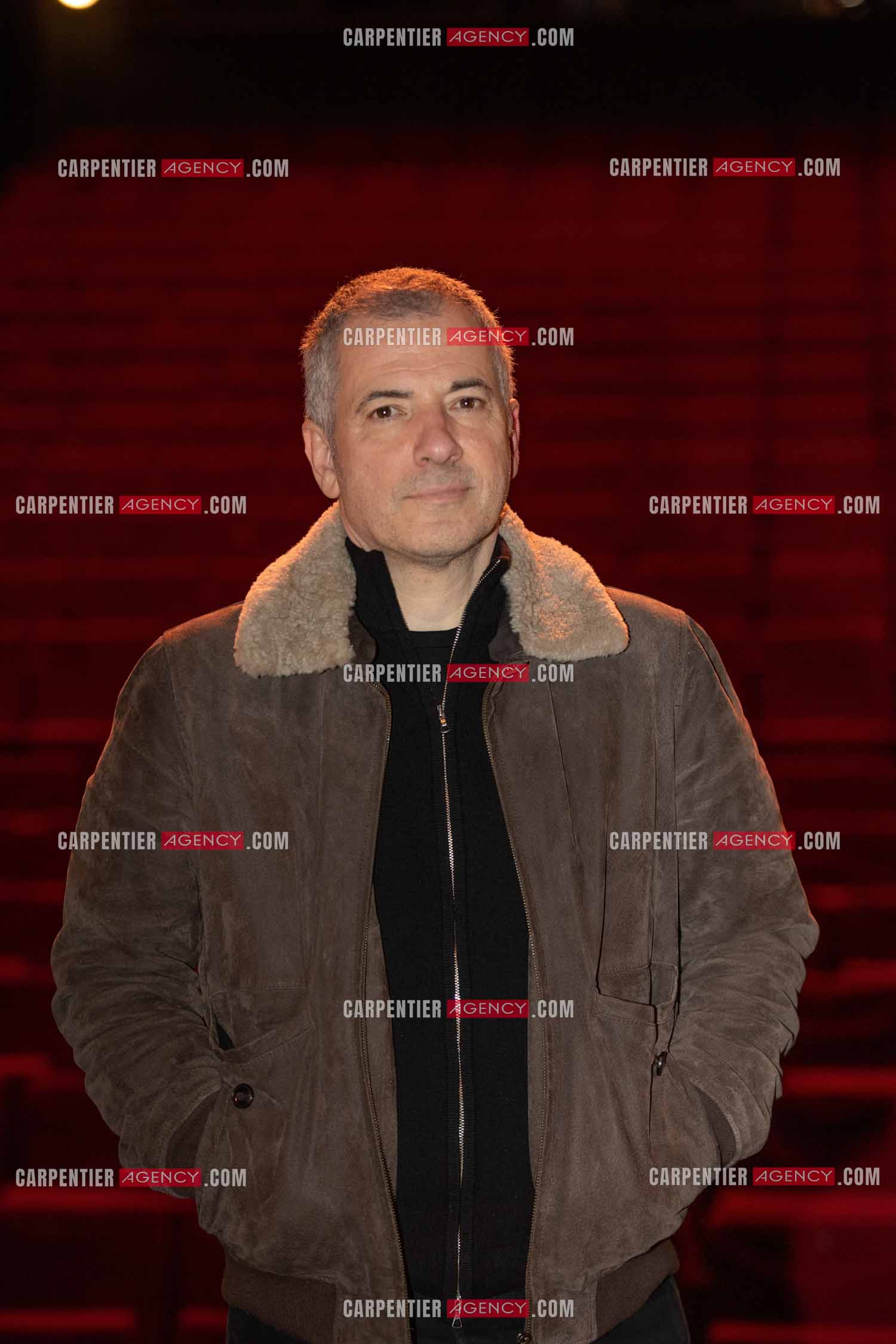 L'acteur Bruno Putzulu au théâtre Toursky a Marseille pour jouer sa pièce “ LES RITALS “.     ( Exclusif )