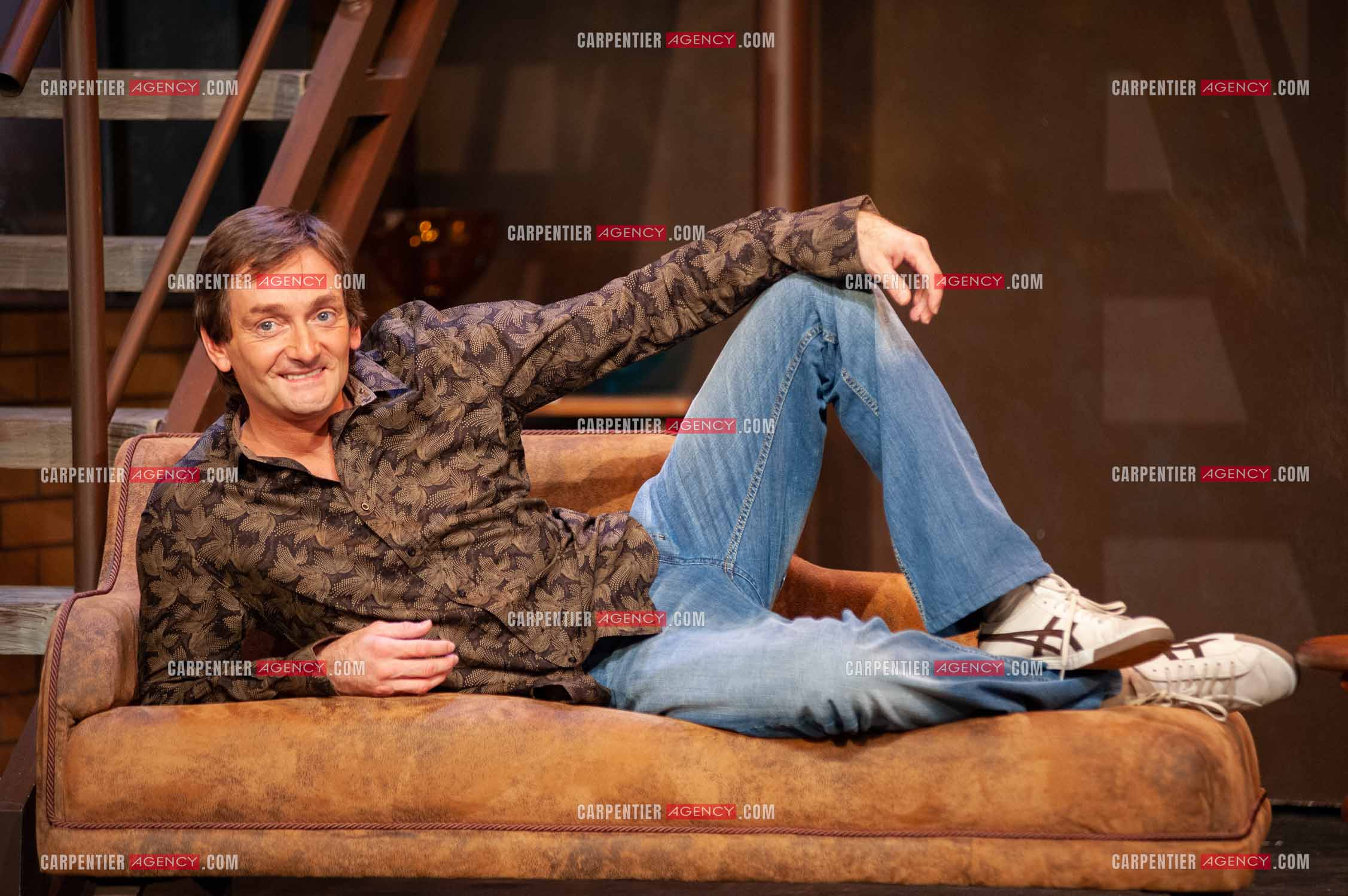 Pierre Palmade au  théâtre Fontaine pour la pièce “ LE COMIQUE “.