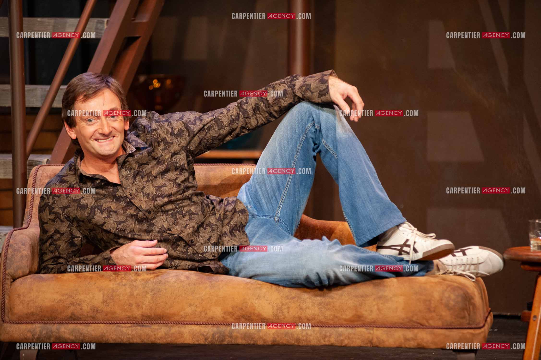 Pierre Palmade au  théâtre Fontaine pour la pièce “ LE COMIQUE “.