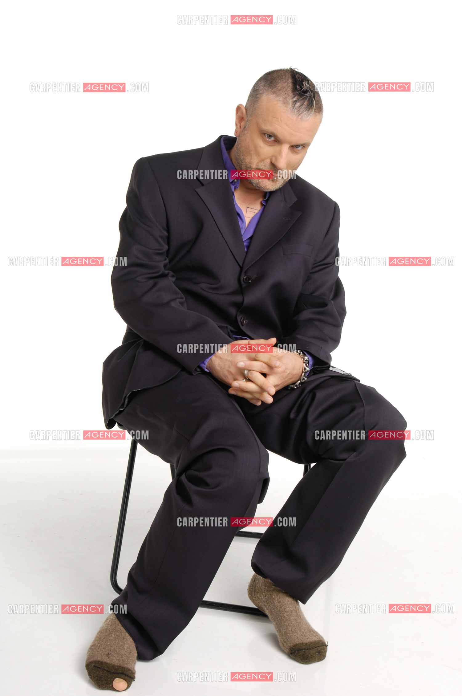 Le chanteur Sanseverino.     ( Exclusif )