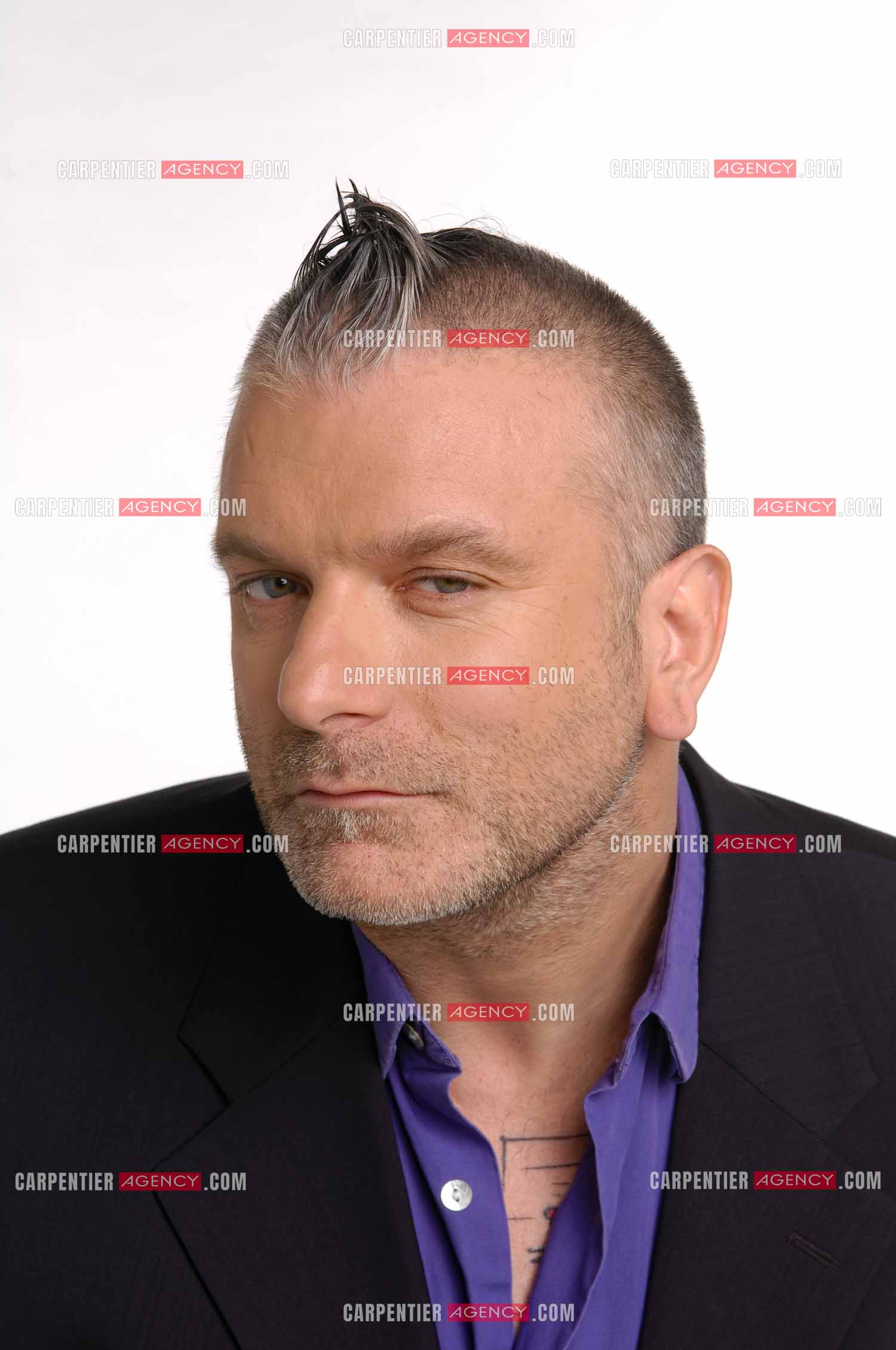 Le chanteur Sanseverino.     ( Exclusif )