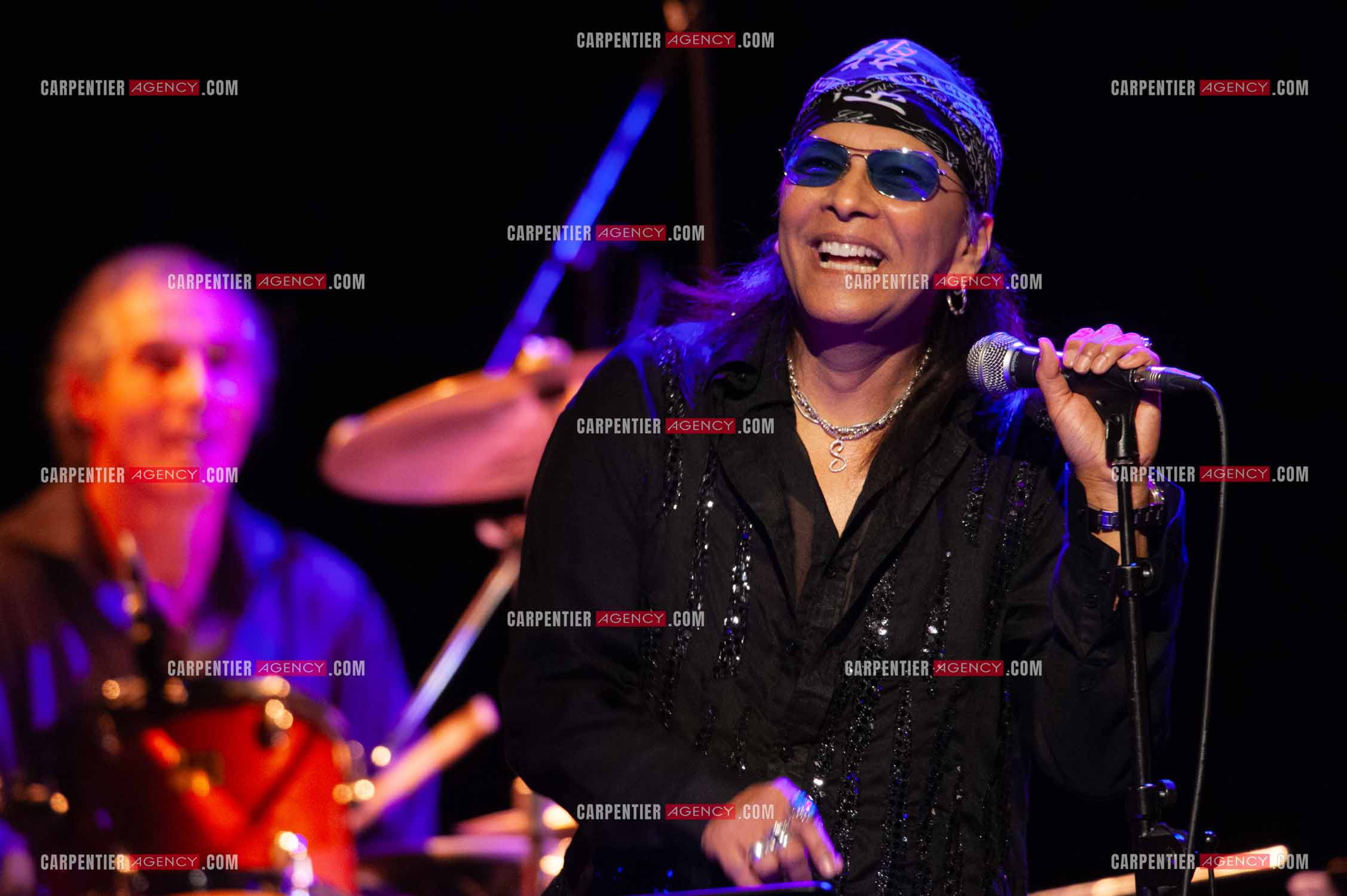 Le chanteur Shake lors de son concert à l'Alhambra à Paris.          ( Exclusif )