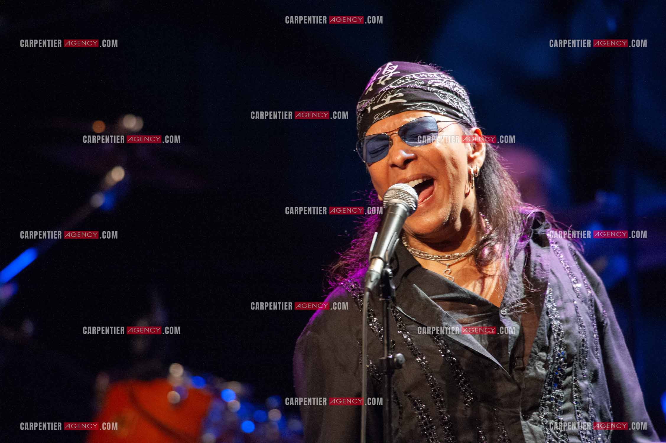 Le chanteur Shake lors de son concert à l'Alhambra à Paris.          ( Exclusif )