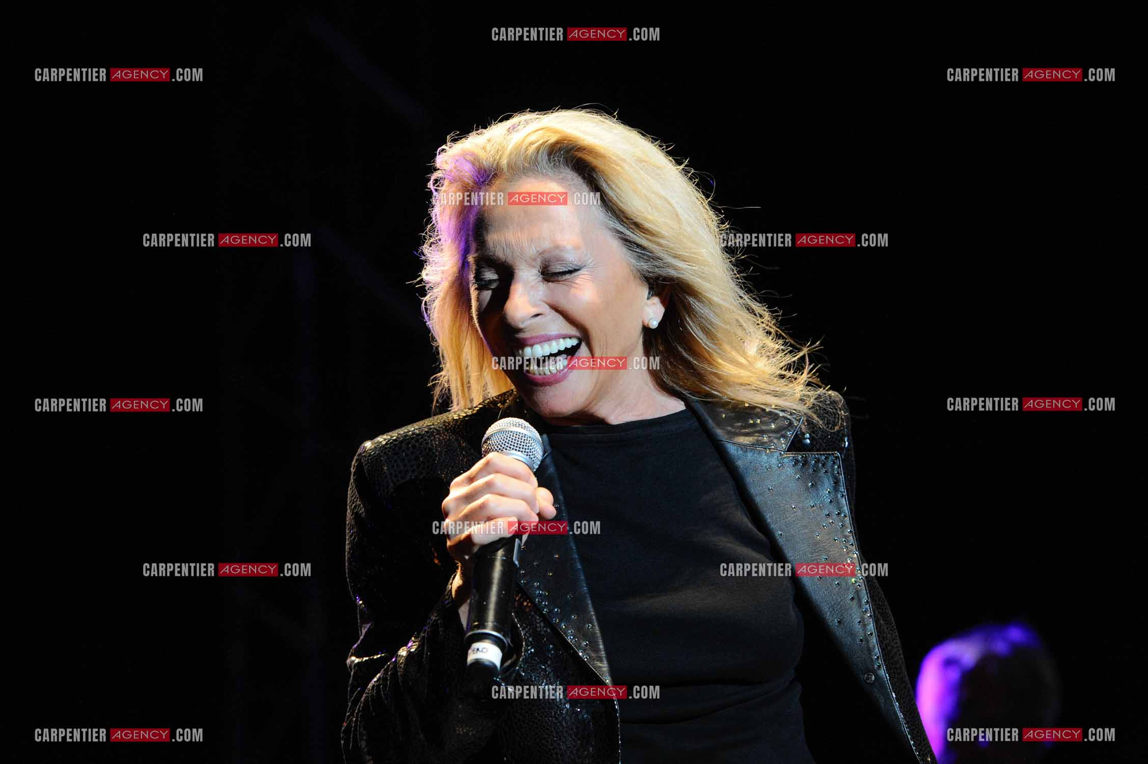 La chanteuse Véronique Sanson en concert a Alès.