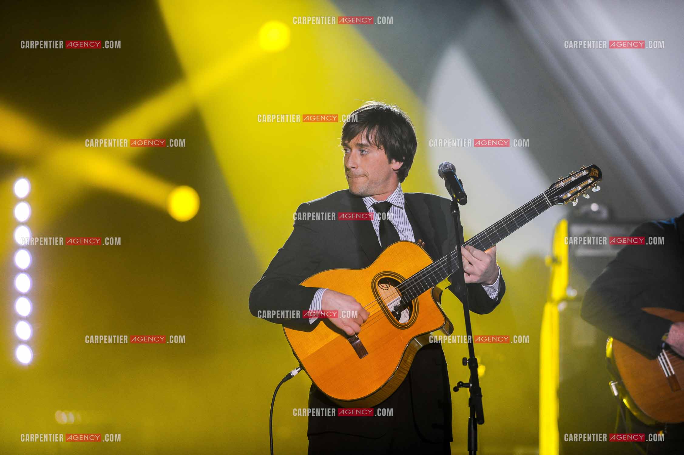 Le chanteur Thomas Dutronc en concert au Zénith de Paris pour le concert “SOL EN SI“ au profit du SIDA.