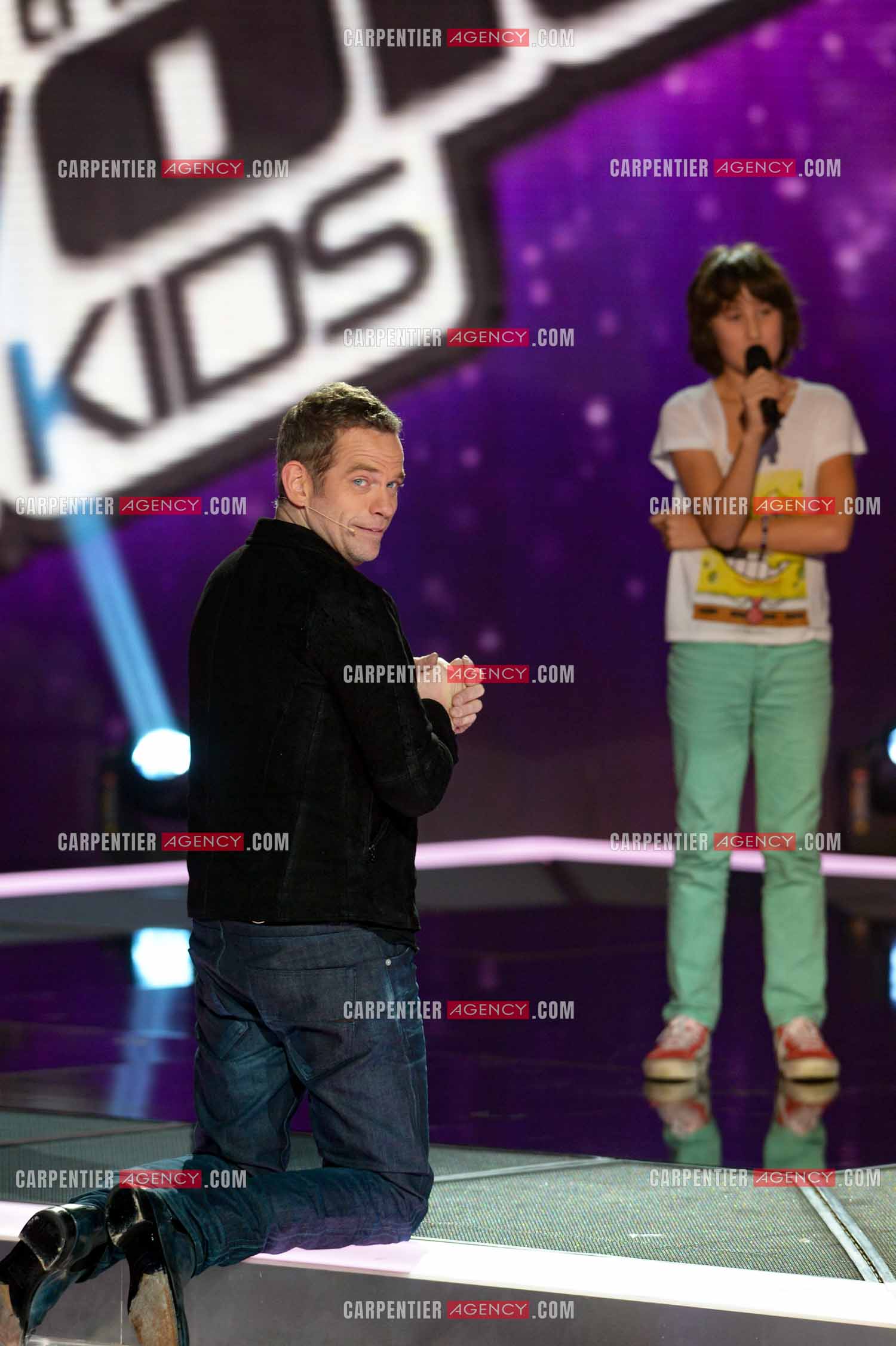 Le chanteur Garou coach dans l'émission The Voice saison 2.        ( Exclusif )