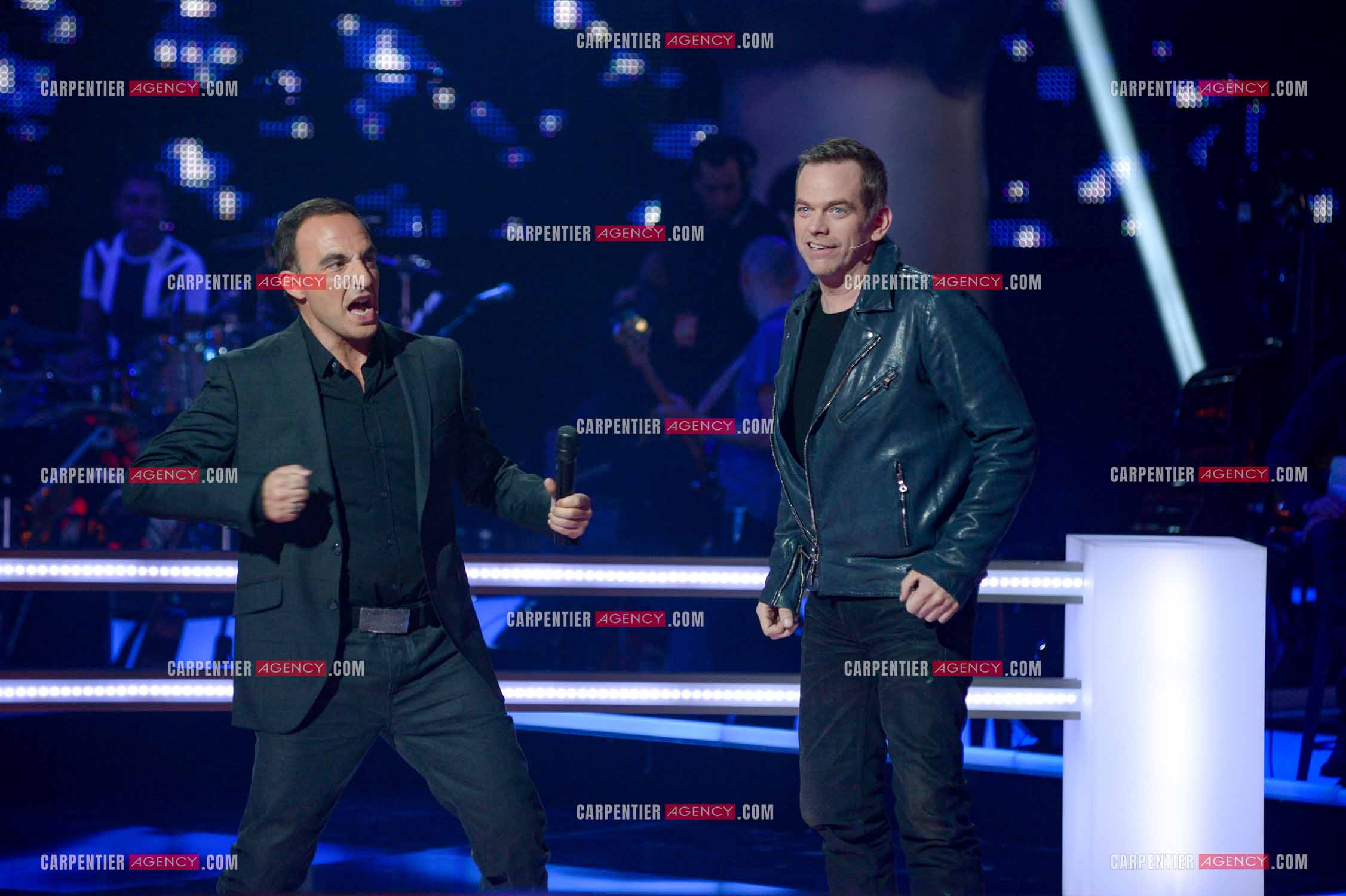 Le chanteur Garou coach dans l'émission The Voice saison 2 présentée par Nikos Aliagas.        ( Exclusif )