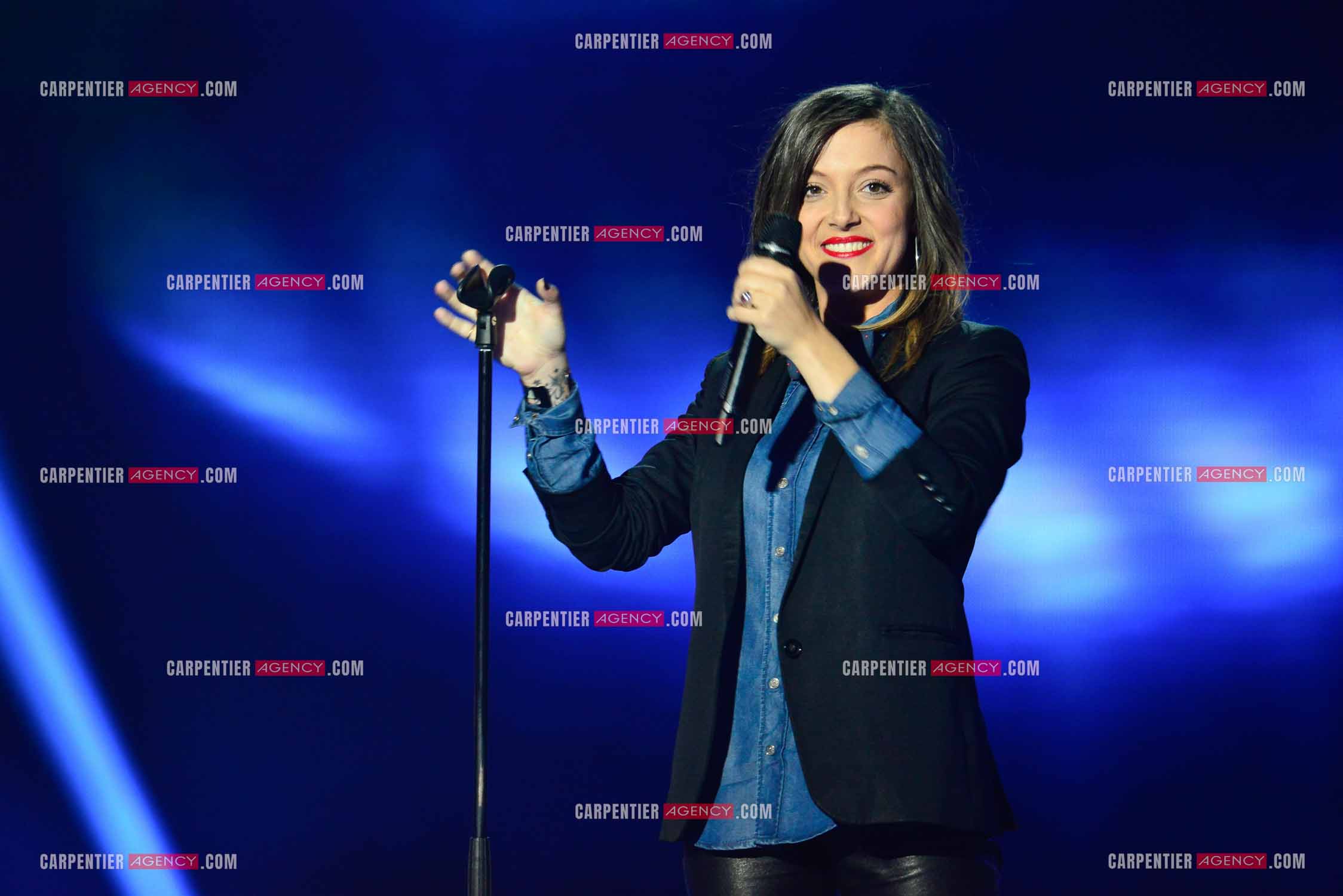 Saison 3 de l'émission The Voice. La candidate Camille Lellouche.           ( Exclusif )