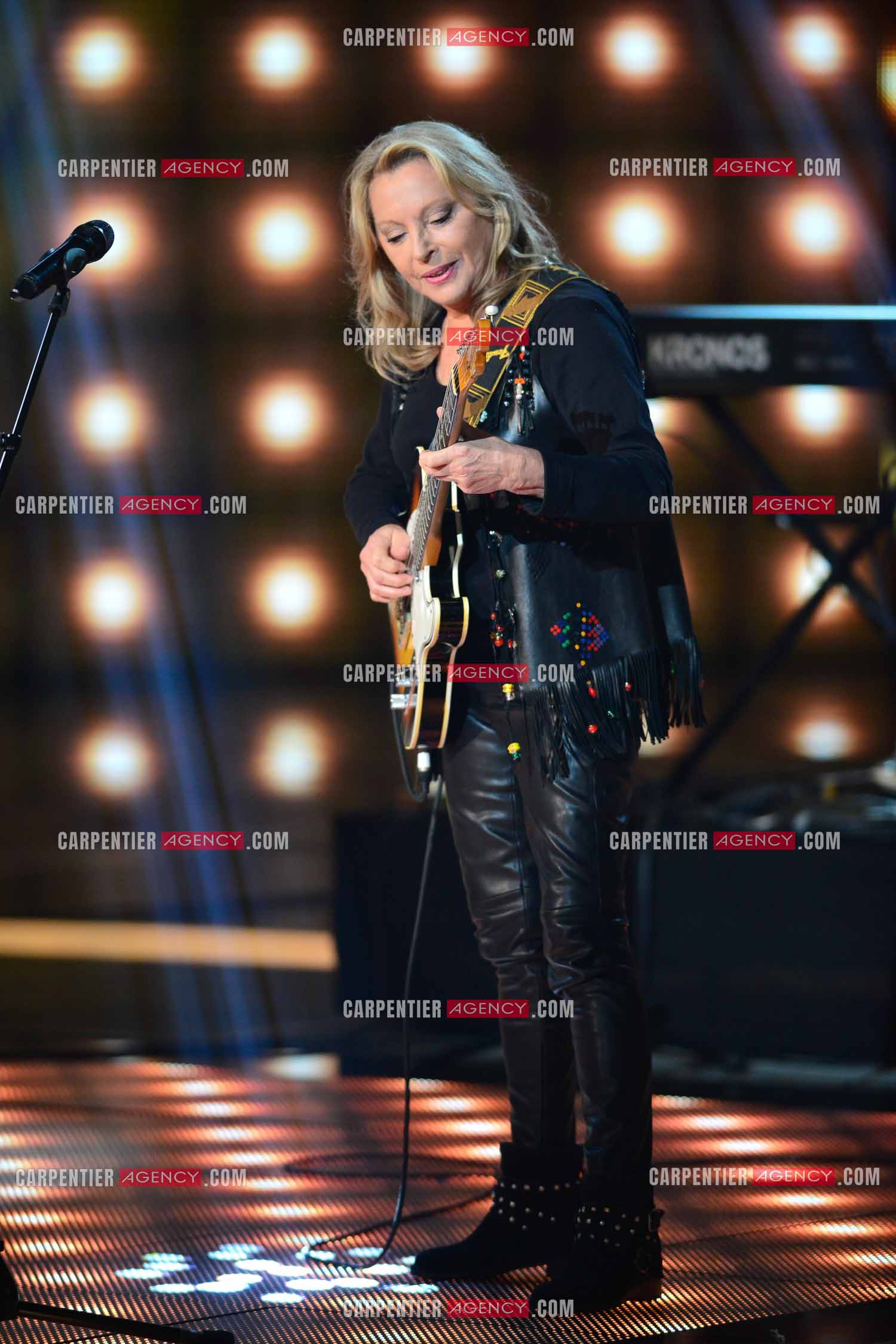 Saison 4 de l'émission The Voice en 2015. La chanteuse Véronique Sanson.         ( Exclusif )