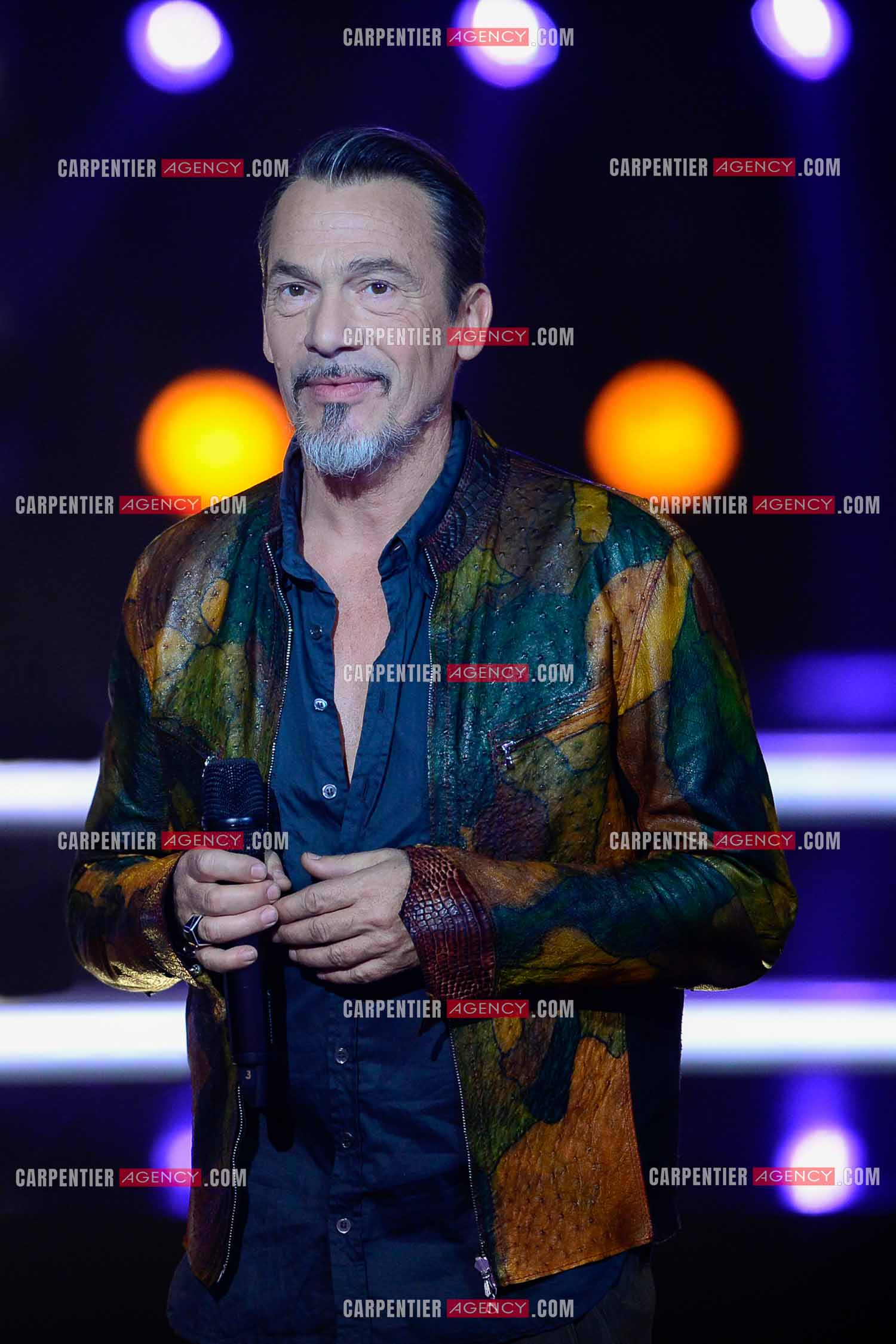Saison 5 de l'émission The Voice en 2016. Le coach Florent Pagny.         ( Exclusif )