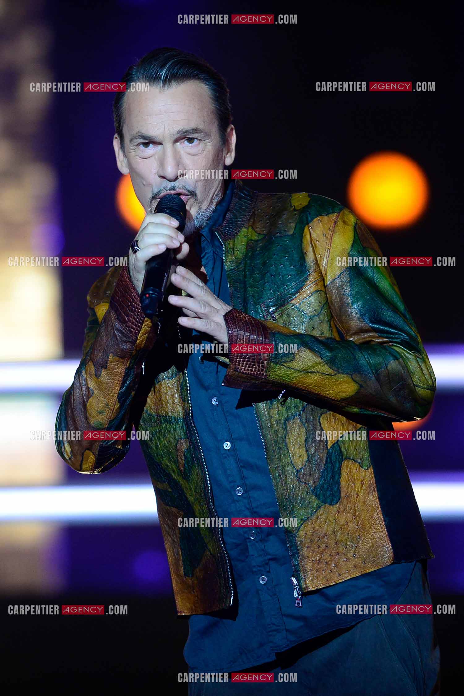 Saison 5 de l'émission The Voice en 2016. Le coach Florent Pagny.         ( Exclusif )